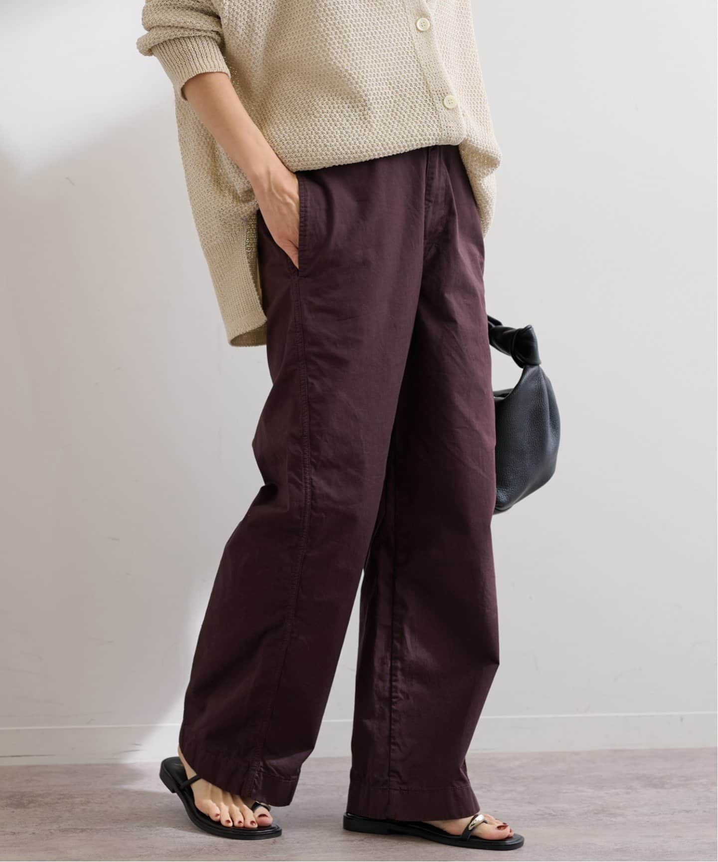 LIGHT CHINO クロップドパンツ（チノパンツ）｜FRAMeWORK（フレーム