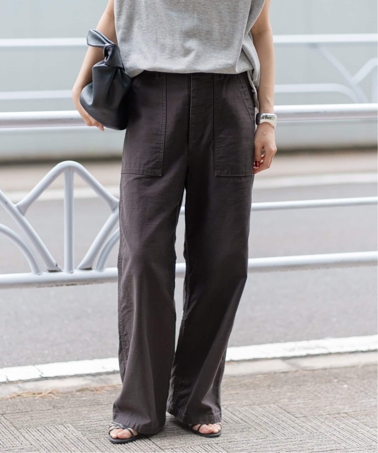 ≪追加≫バックサテンベイカーパンツ（カーゴパンツ）｜FRAMeWORK