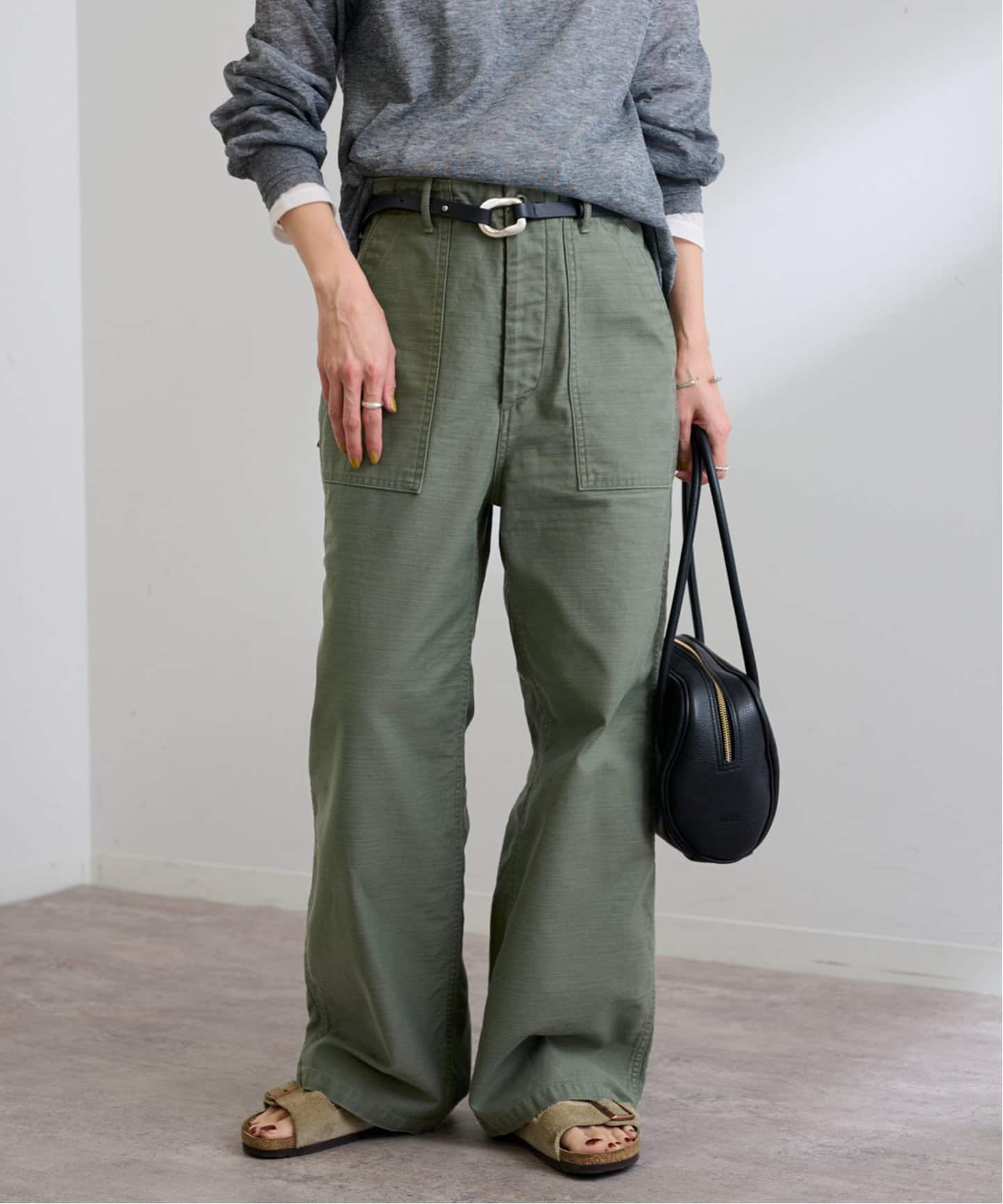 ≪追加≫バックサテンベイカーパンツ（カーゴパンツ）｜FRAMeWORK