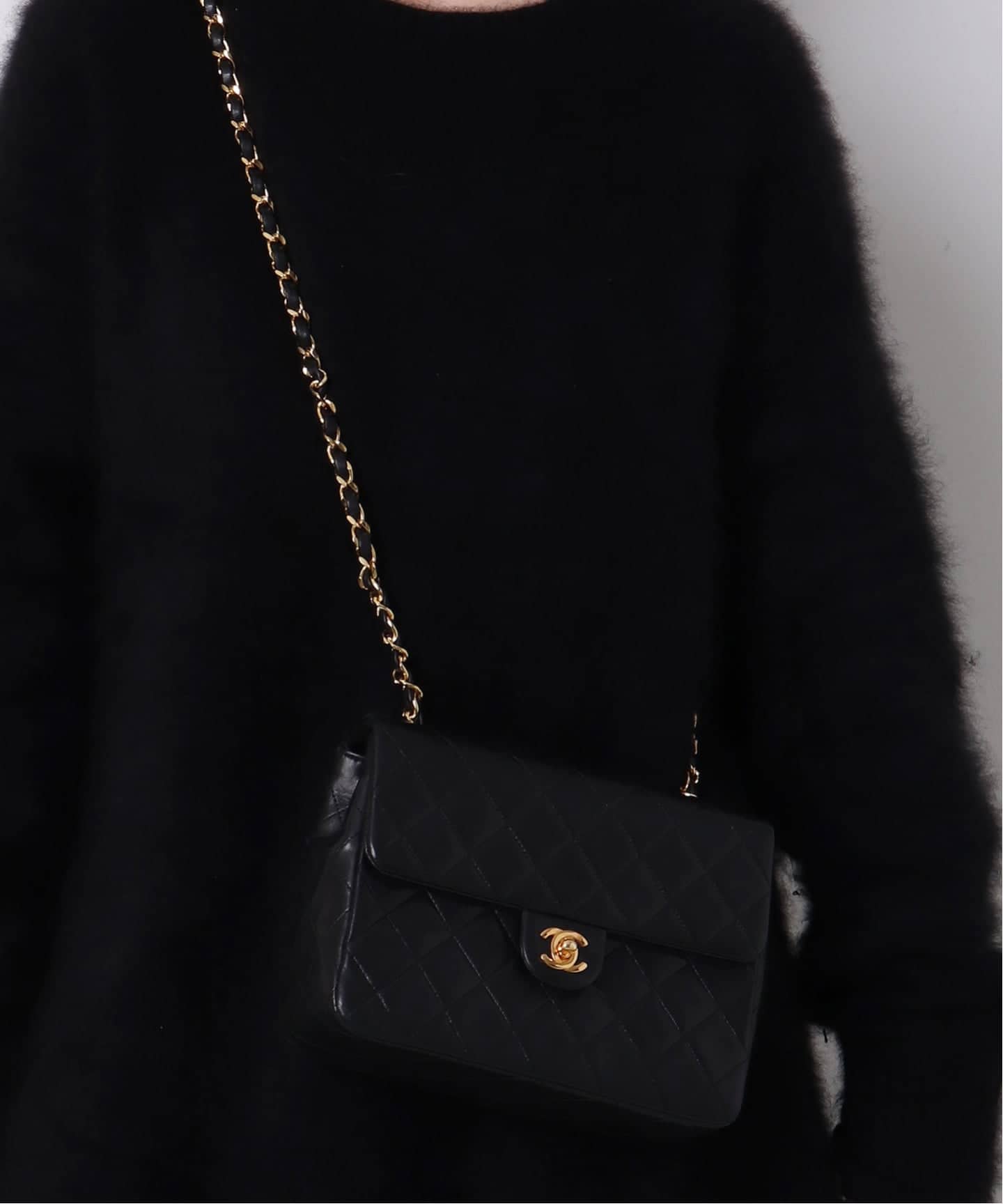 VINTAGE CHANEL/シャネル】 Matelasse チェーンショルダーバッグ 20