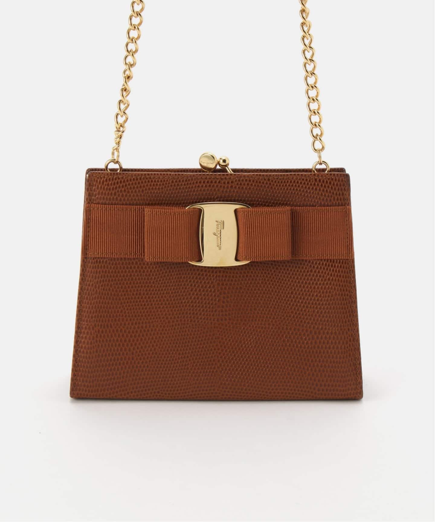 VINTAGE FERRAGAMO/フェラガモ】 Vara ミニショルダーバッグ