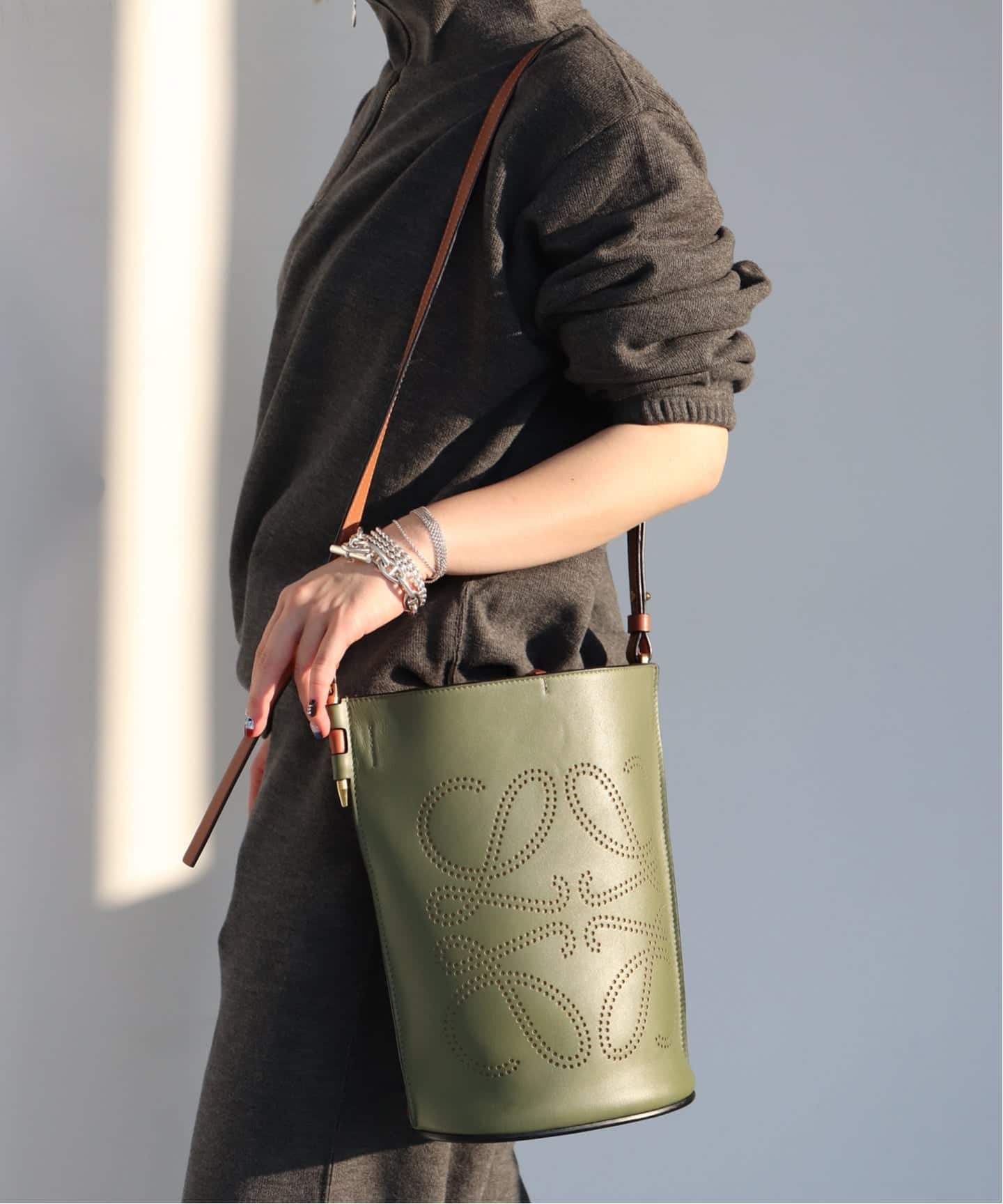 VINTAGE LOEWE/ロエベ】Gate bucket shoulder 2way（ショルダーバッグ