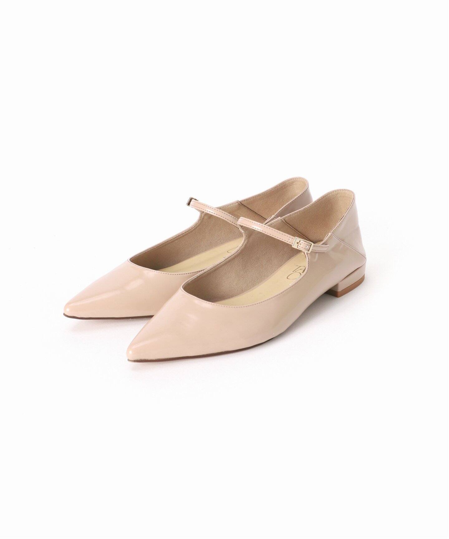 ポインテッドワンストラップフラット（フラットシューズ）｜LE TALON