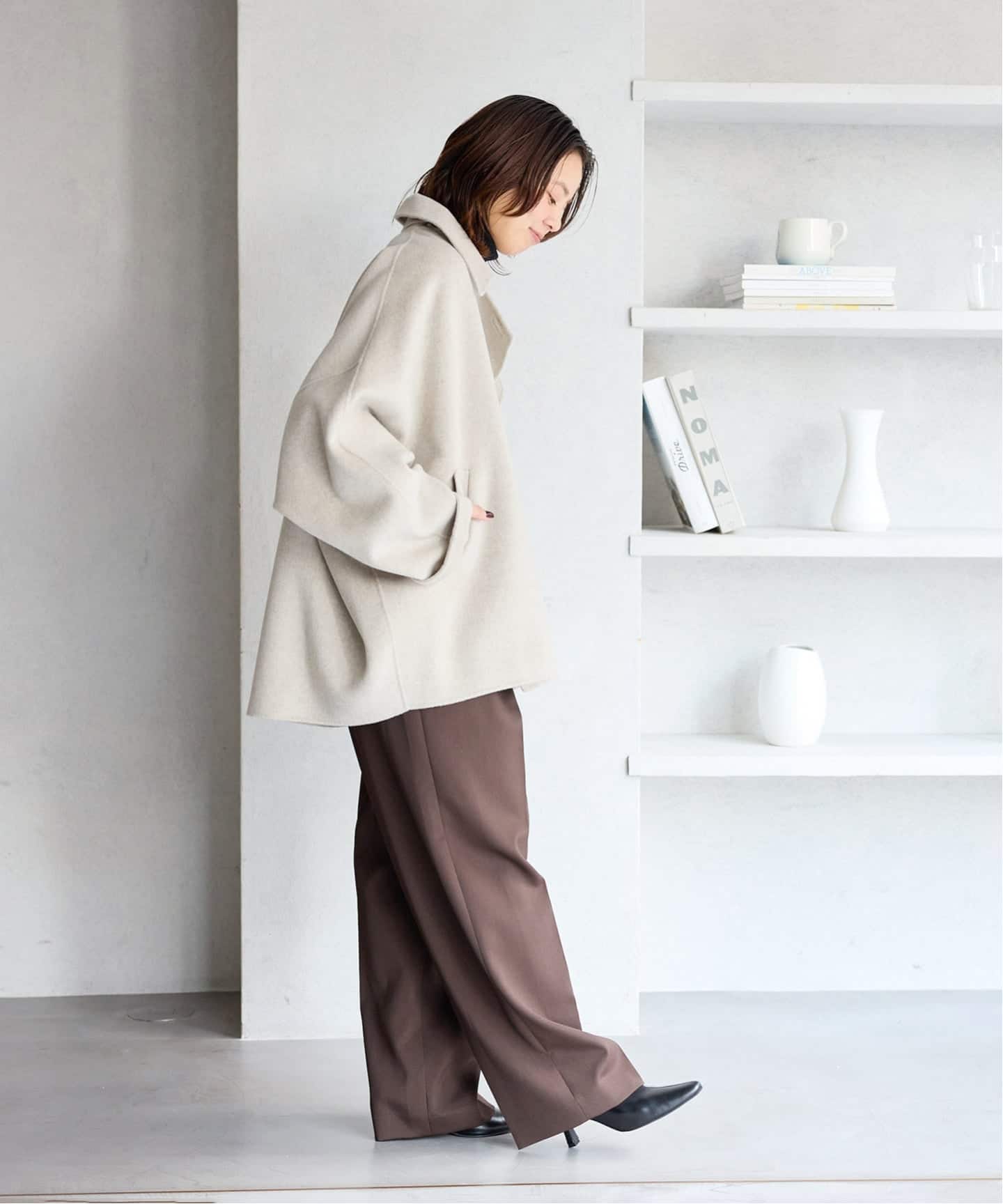 追加》6cmフレンチスクエアフィットショートブーツ（ブーティ