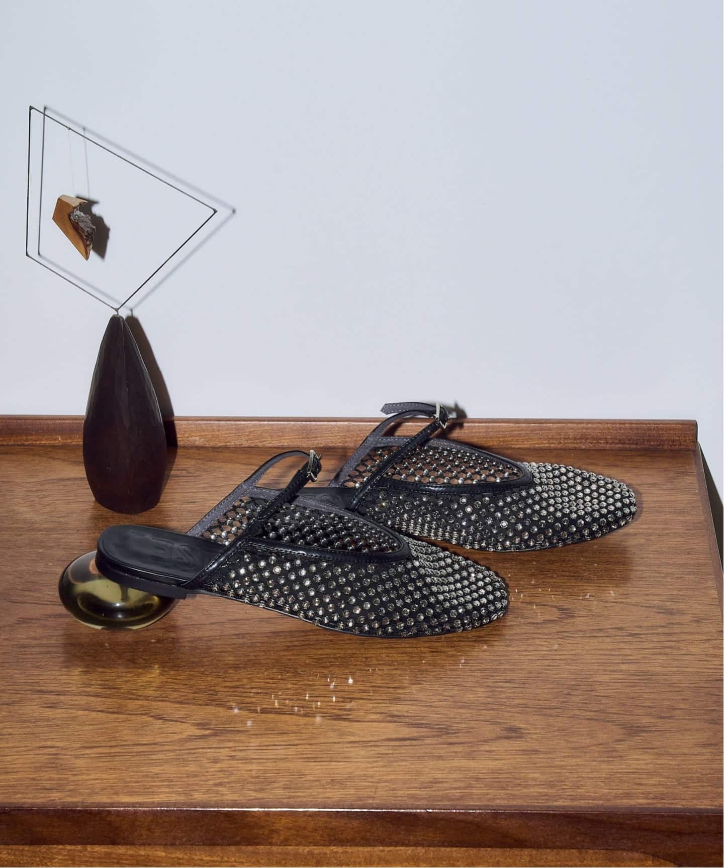 GRISEビジューネットミュール（フラットシューズ）｜GRISE（グリーズ