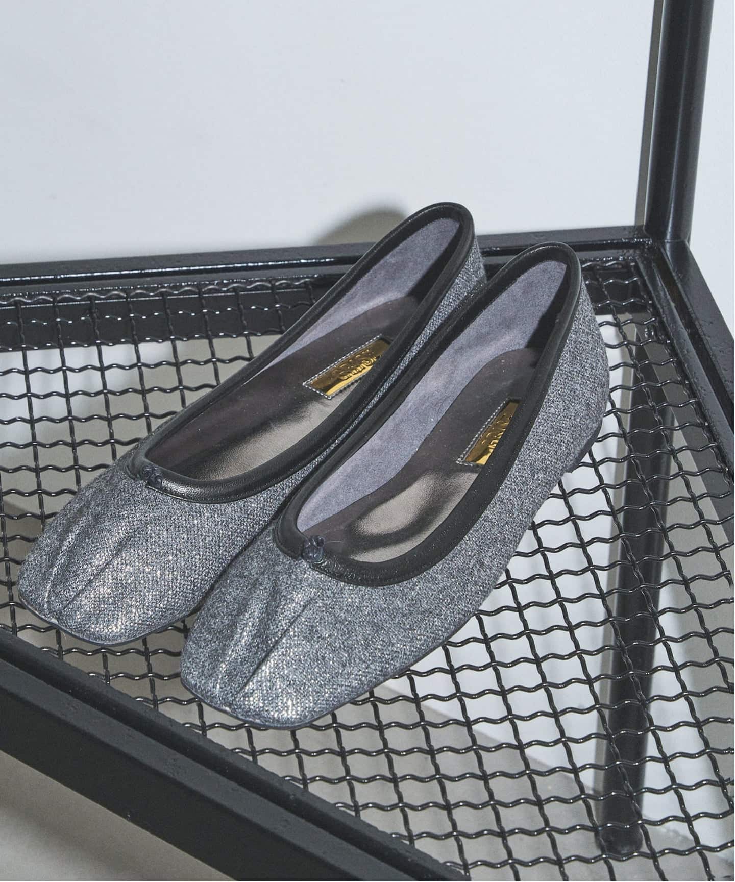 GRISEスクエアプリーツフラット（フラットシューズ）｜GRISE（グリーズ