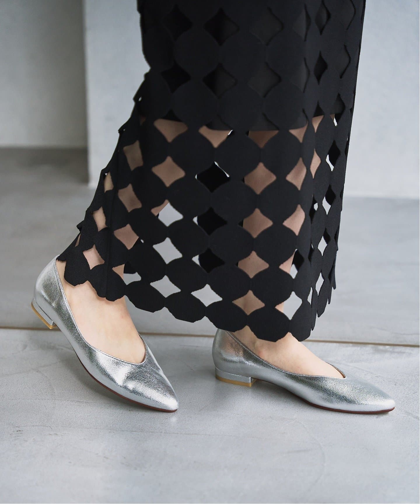 追加》アーモンドプレーンフラット（フラットシューズ）｜LE TALON（ル