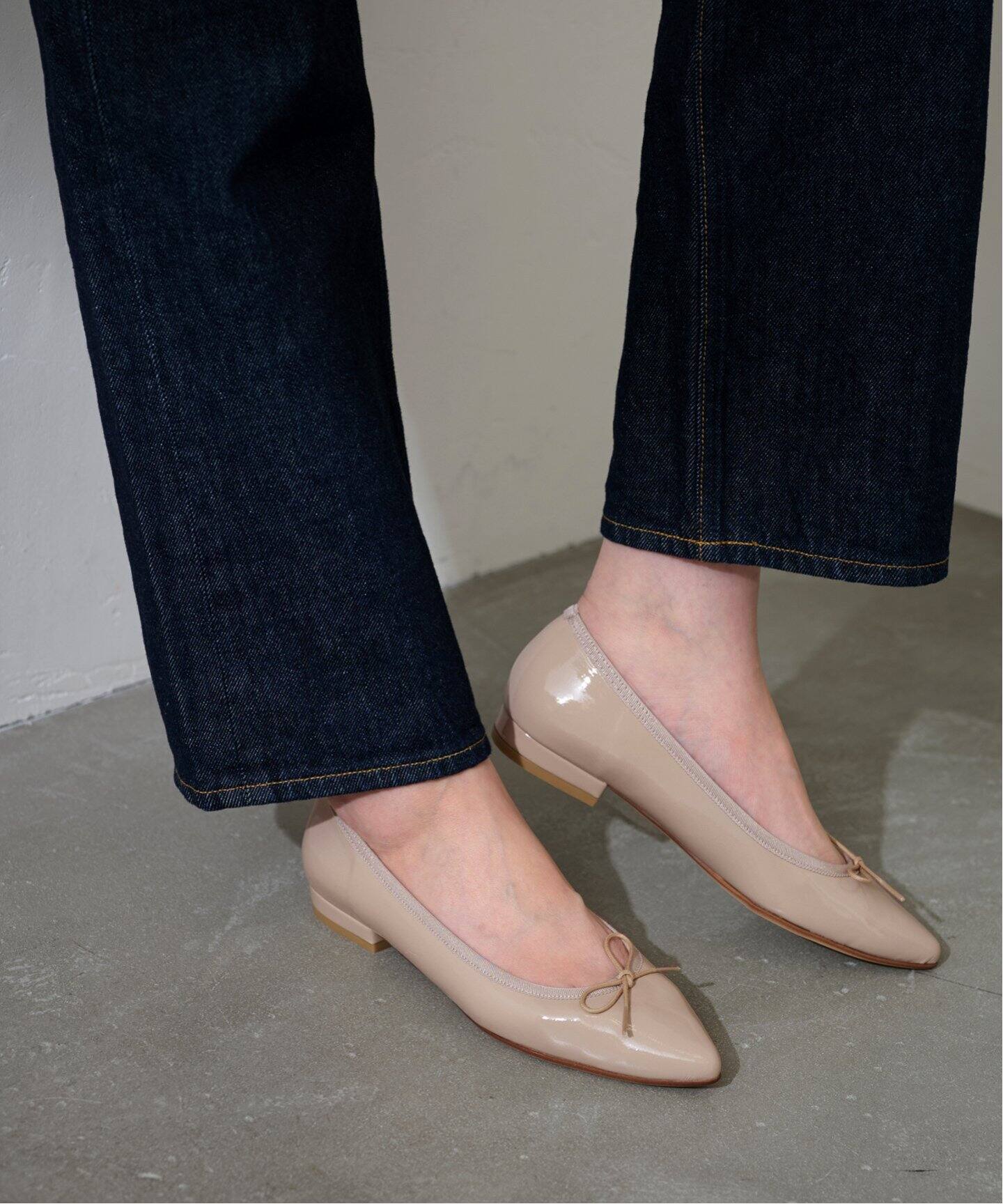 追加》ポインテッドエナメルバレエ（バレエシューズ）｜LE TALON（ル