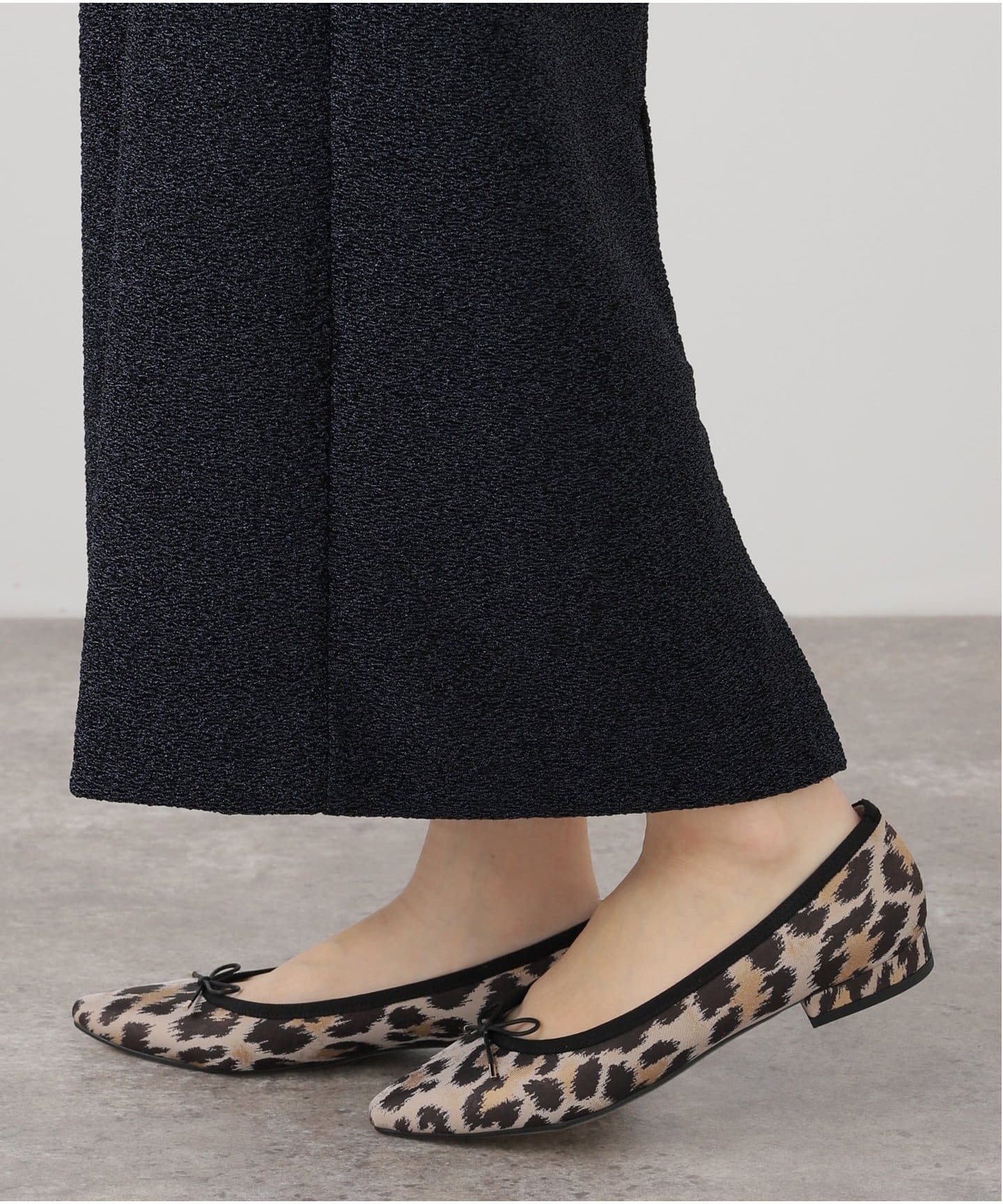 ポインテッドレオパードバレエ（バレエシューズ）｜LE TALON（ル