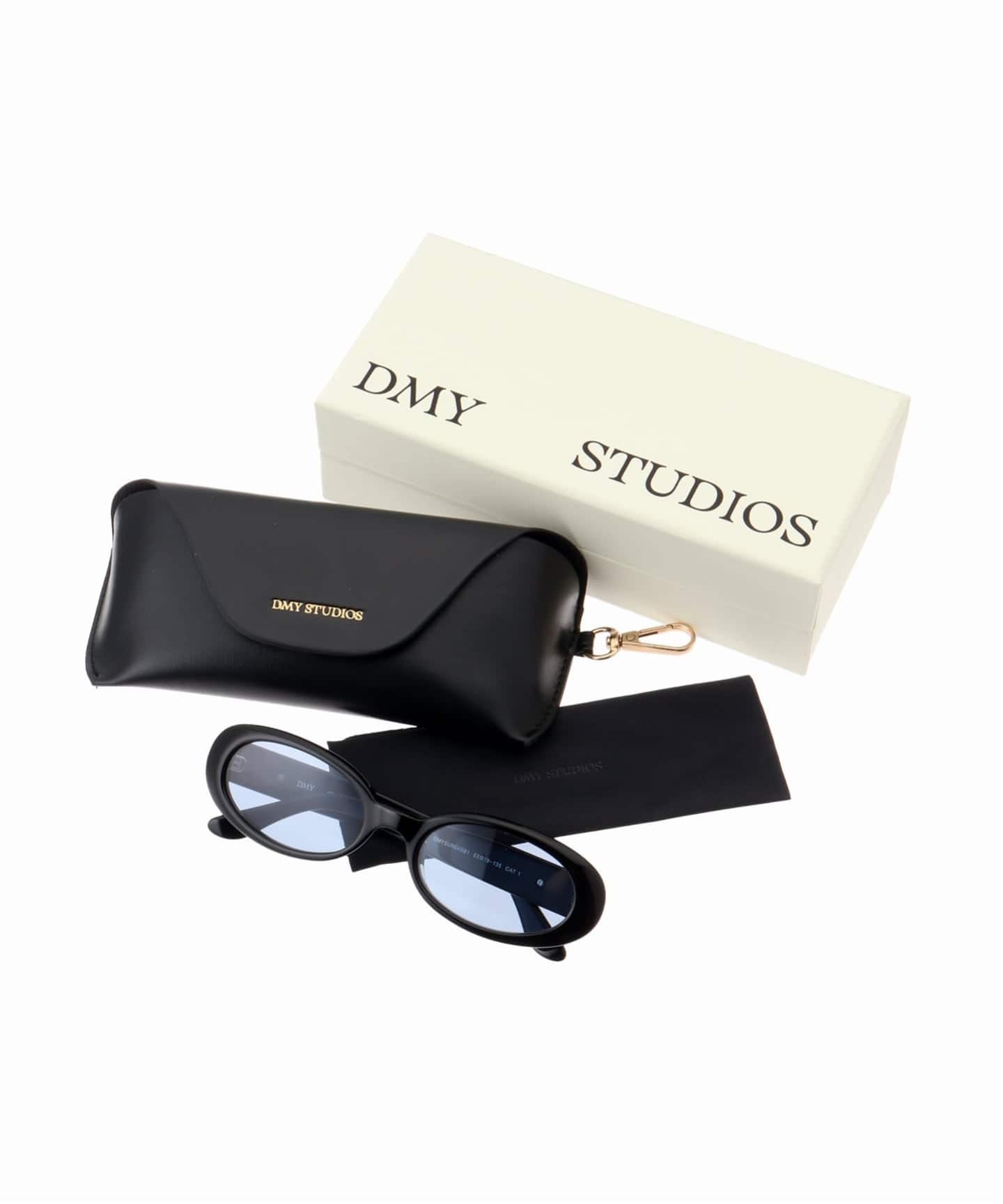 DMY STUDIOS】Valentina Black/Blue Lens Sunglasses（サングラス