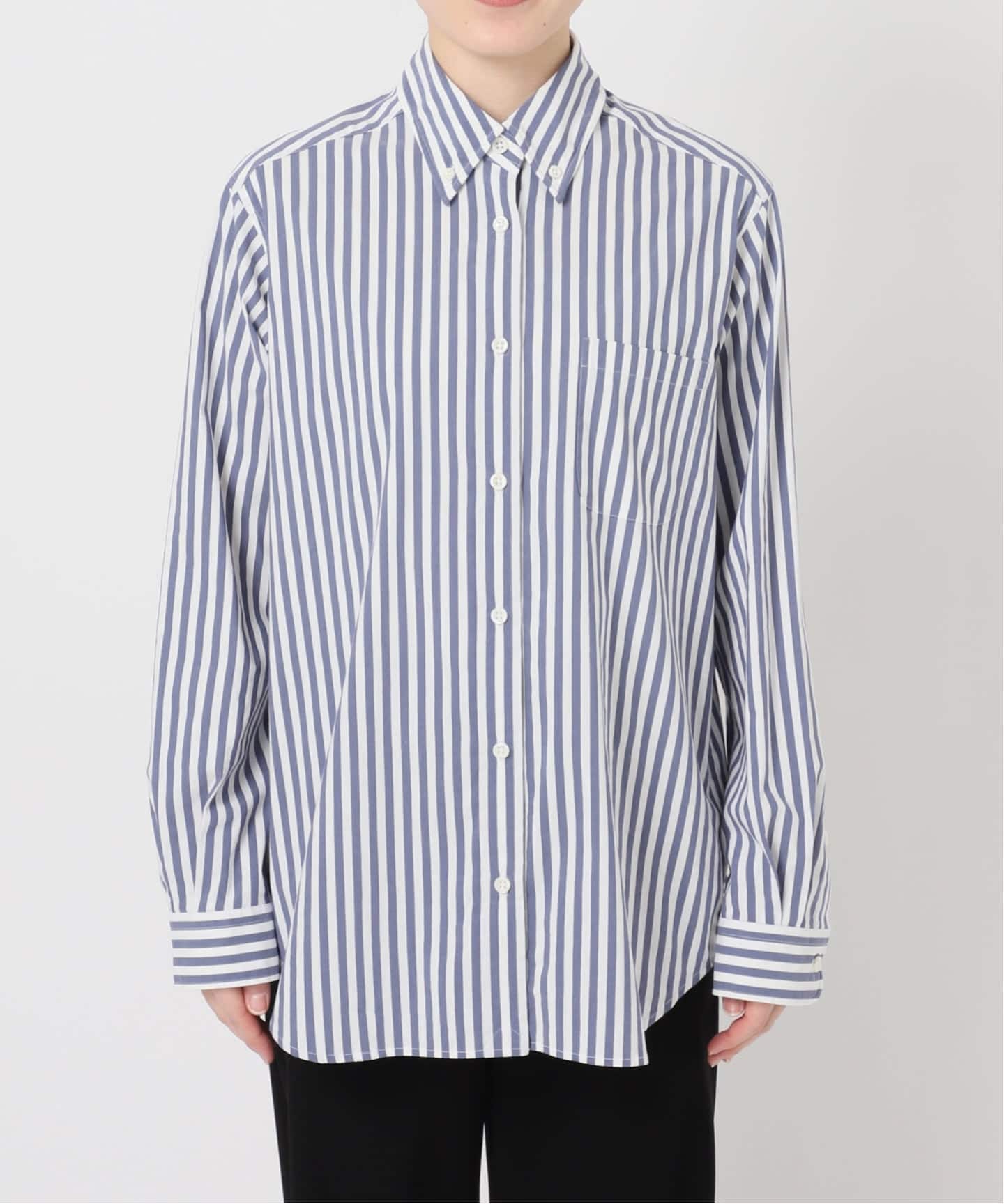 STRIPE ボタンダウン シャツ（シャツ／ブラウス）｜Deuxieme Classe