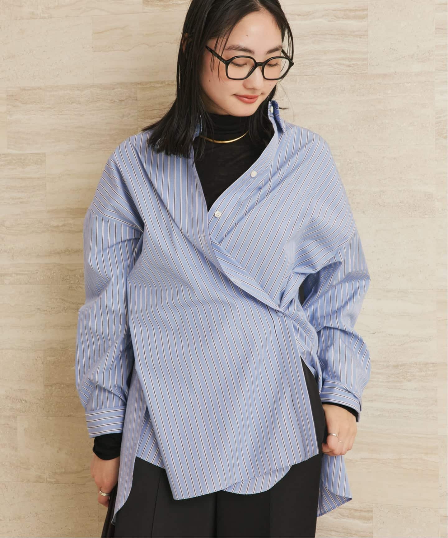 追加》R'IAM カシュクールシャツ（シャツ／ブラウス）｜Plage