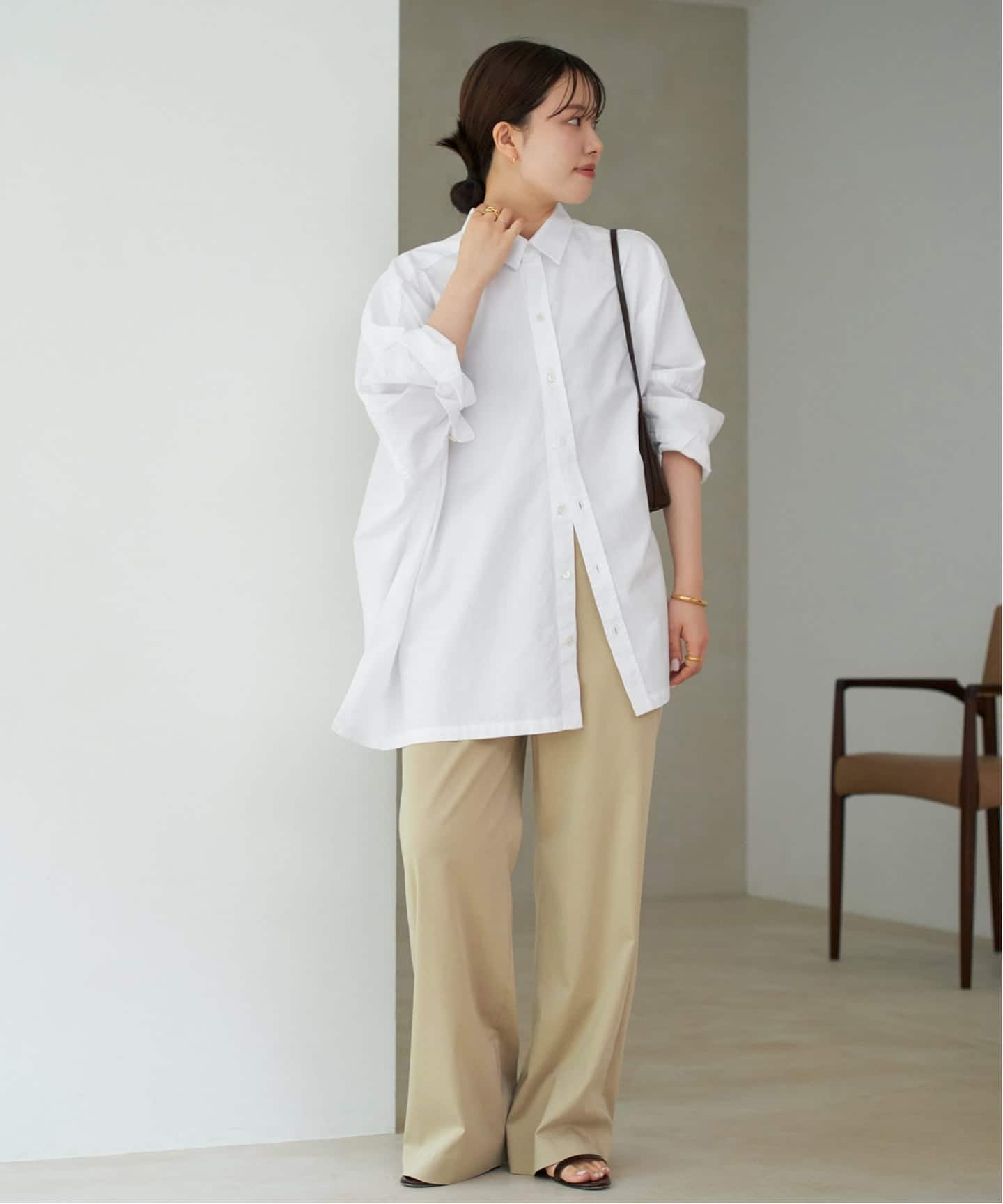 追加》Light OX Poncho シャツ（シャツ／ブラウス）｜Plage