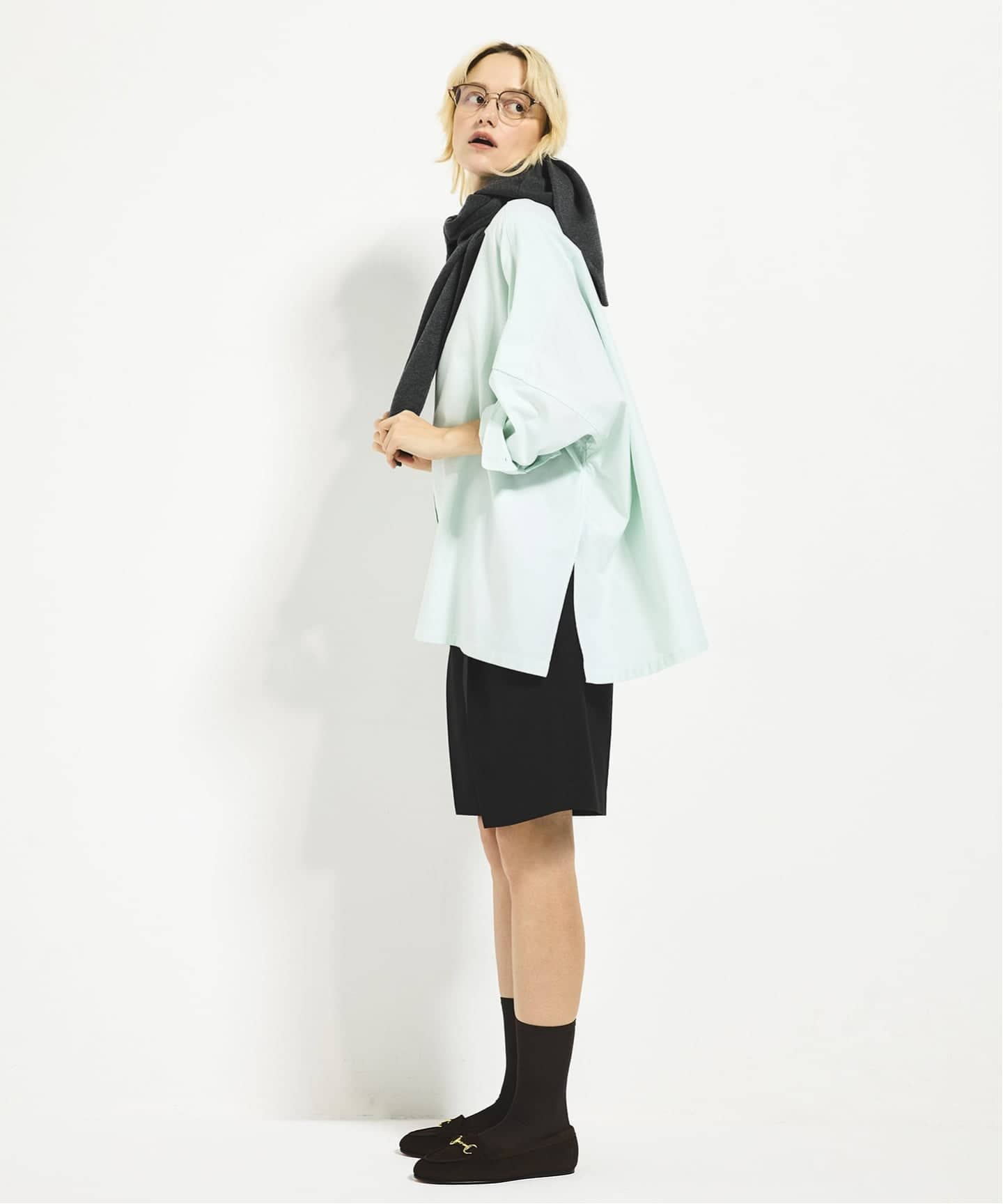 追加》Light OX Poncho シャツ（シャツ／ブラウス）｜Plage