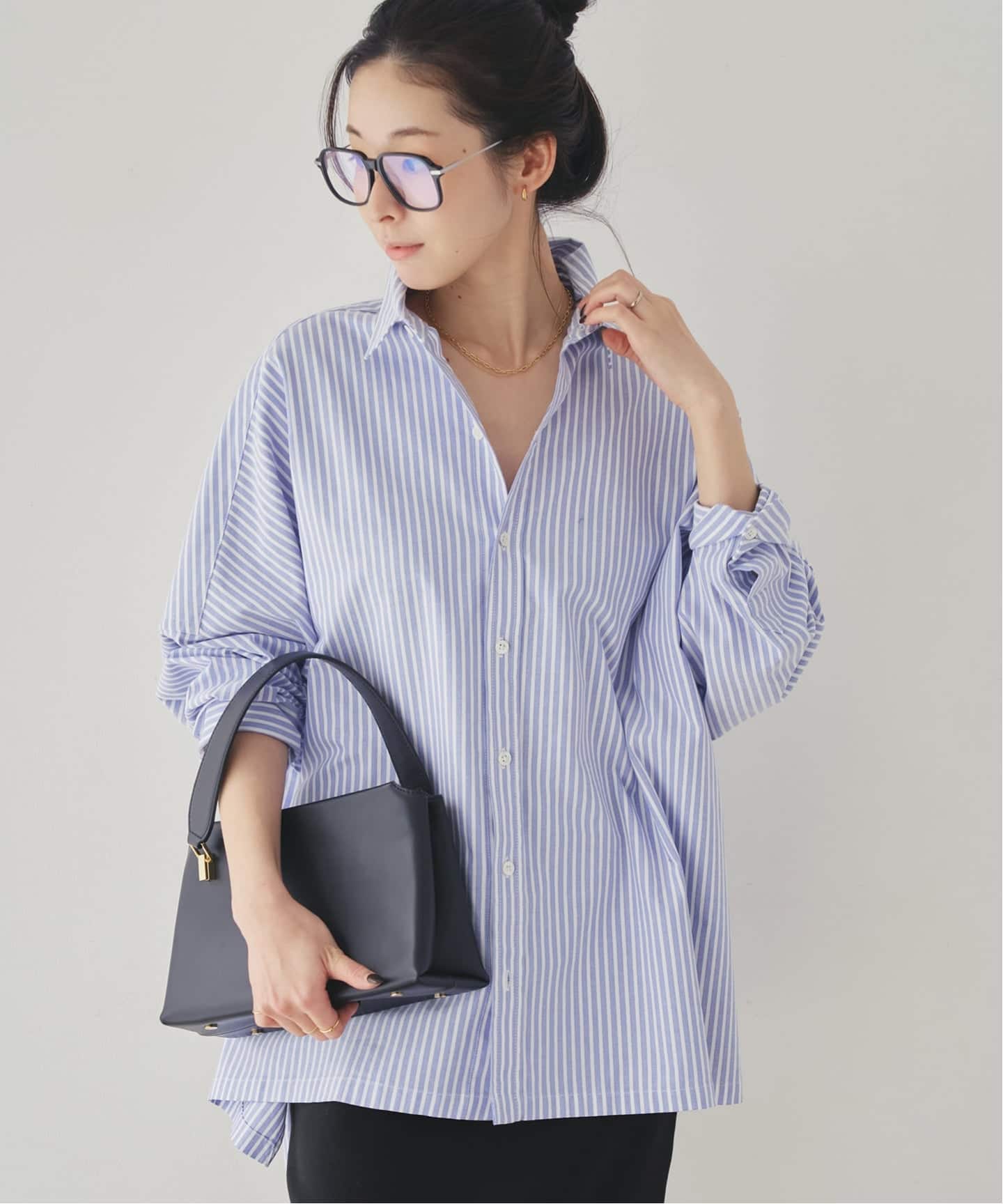 追加予約》Light OX Poncho シャツ 3（シャツ／ブラウス）｜Plage