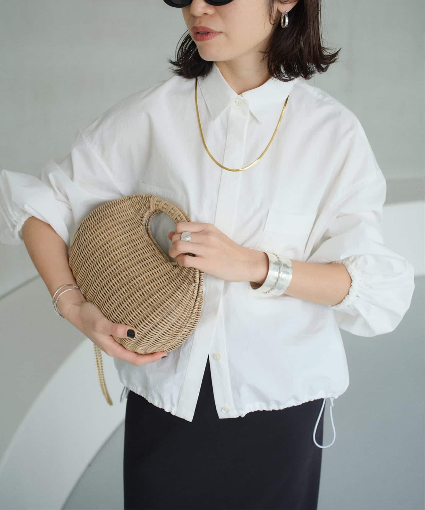 予約》Drawstring シャツ（シャツ／ブラウス）｜VERMEIL par iena