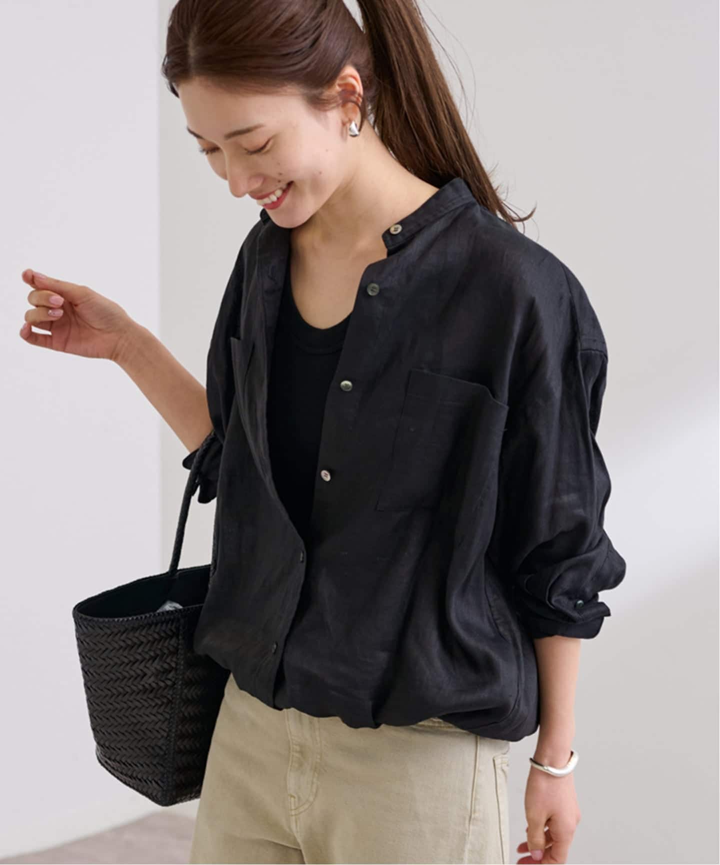 ≪WEB先行 / 追加予約≫フレンチリネンドロストシャツ（シャツ