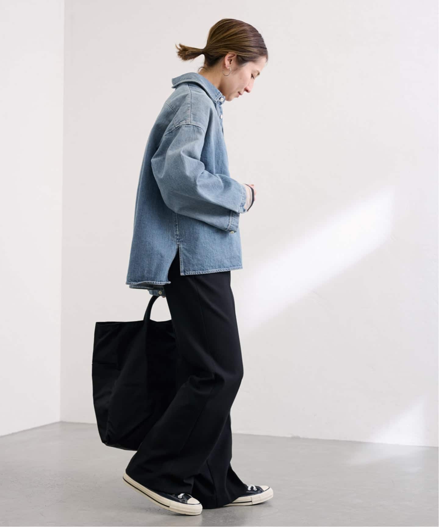 ≪WEB限定 / 追加予約≫デニムプルオーバーシャツ（シャツ／ブラウス