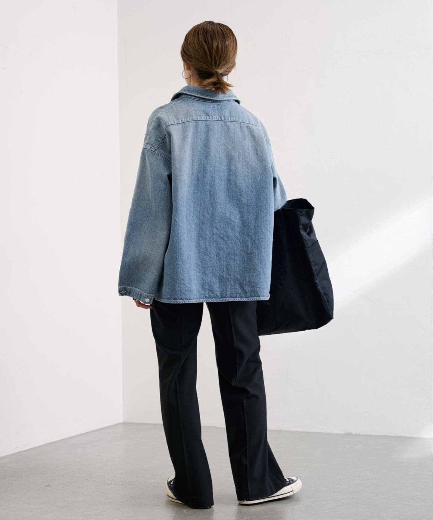 ≪WEB限定 / 追加予約≫デニムプルオーバーシャツ（シャツ／ブラウス