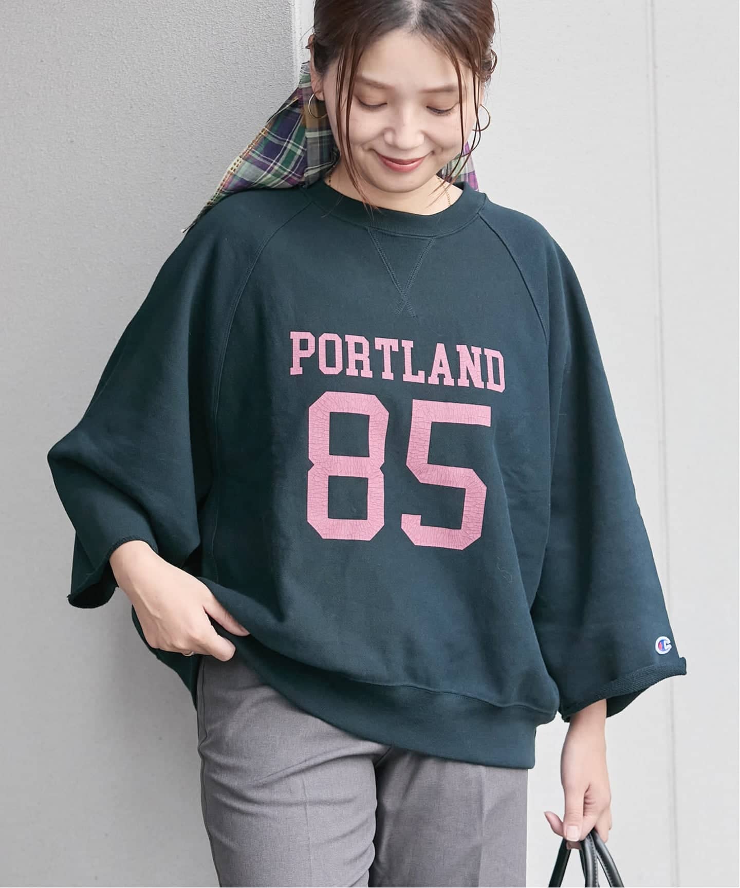 別注【CHAMPION/チャンピオン】for JS カットオフスウェット