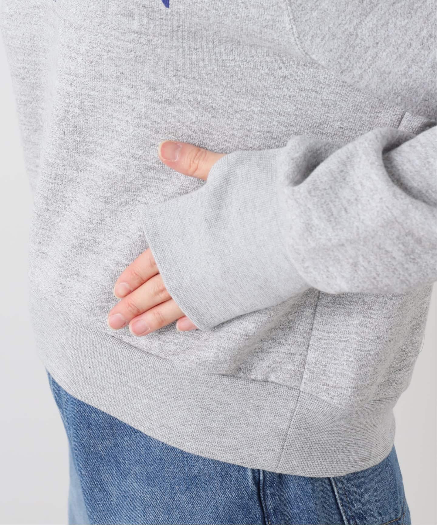 AMERICANA/アメリカーナ】 BACK ZIP SWEAT（スウェット）｜L