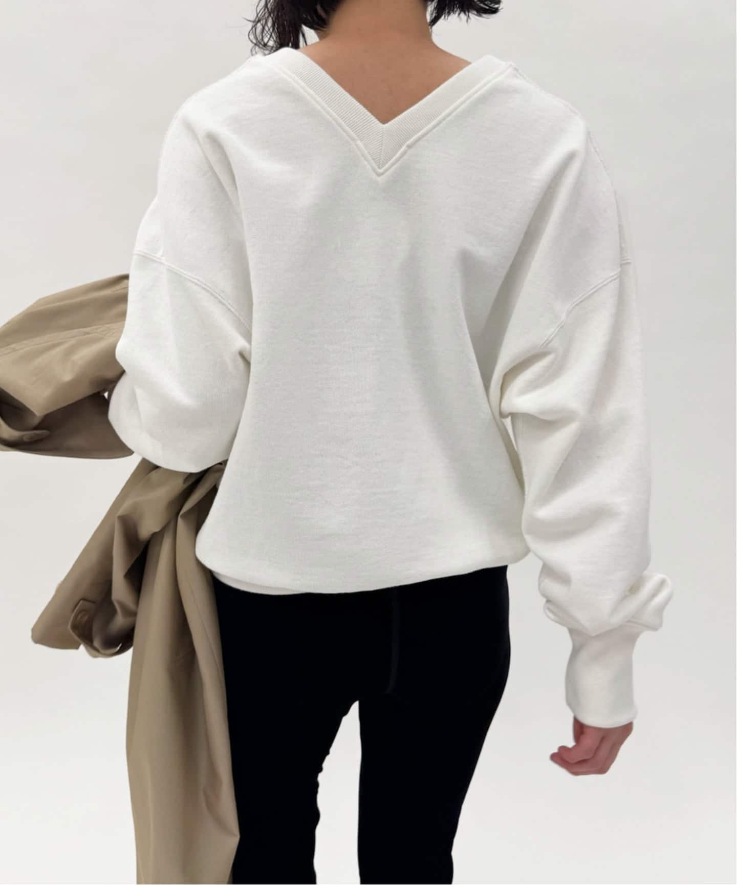 ディープVネックスウェット（スウェット）｜EDIT.FOR LULU（エディット