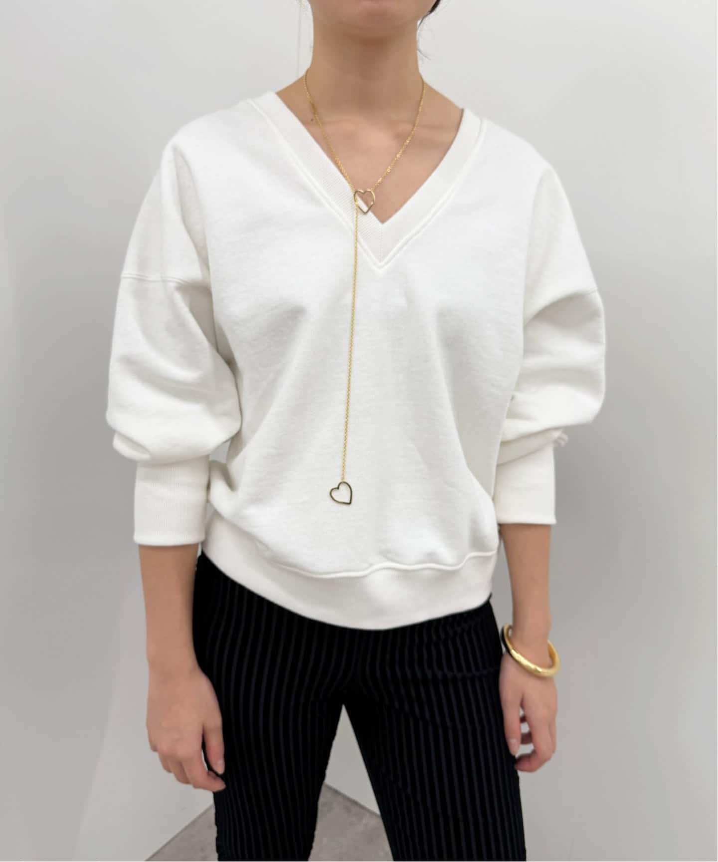 ディープVネックスウェット（スウェット）｜EDIT.FOR LULU（エディット