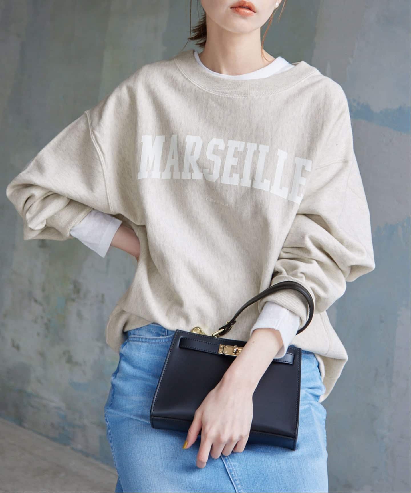 WEB限定/追加》MARSEILLE ロゴスウェット（スウェット）｜SLOBE IENA