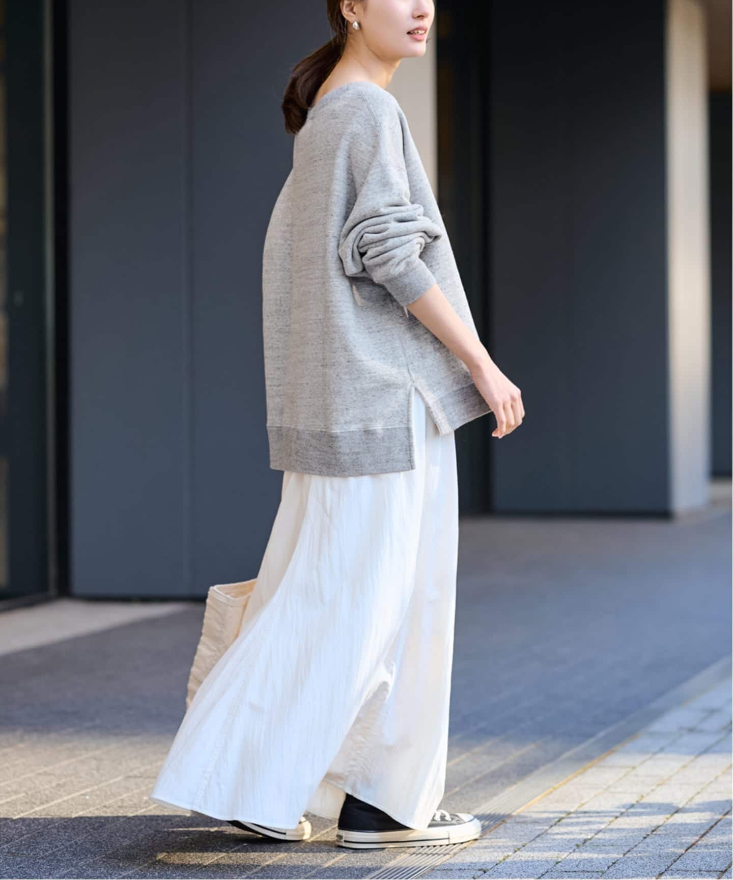 ≪一部カラーWEB限定 / 追加≫ボートネックワイドスウェット