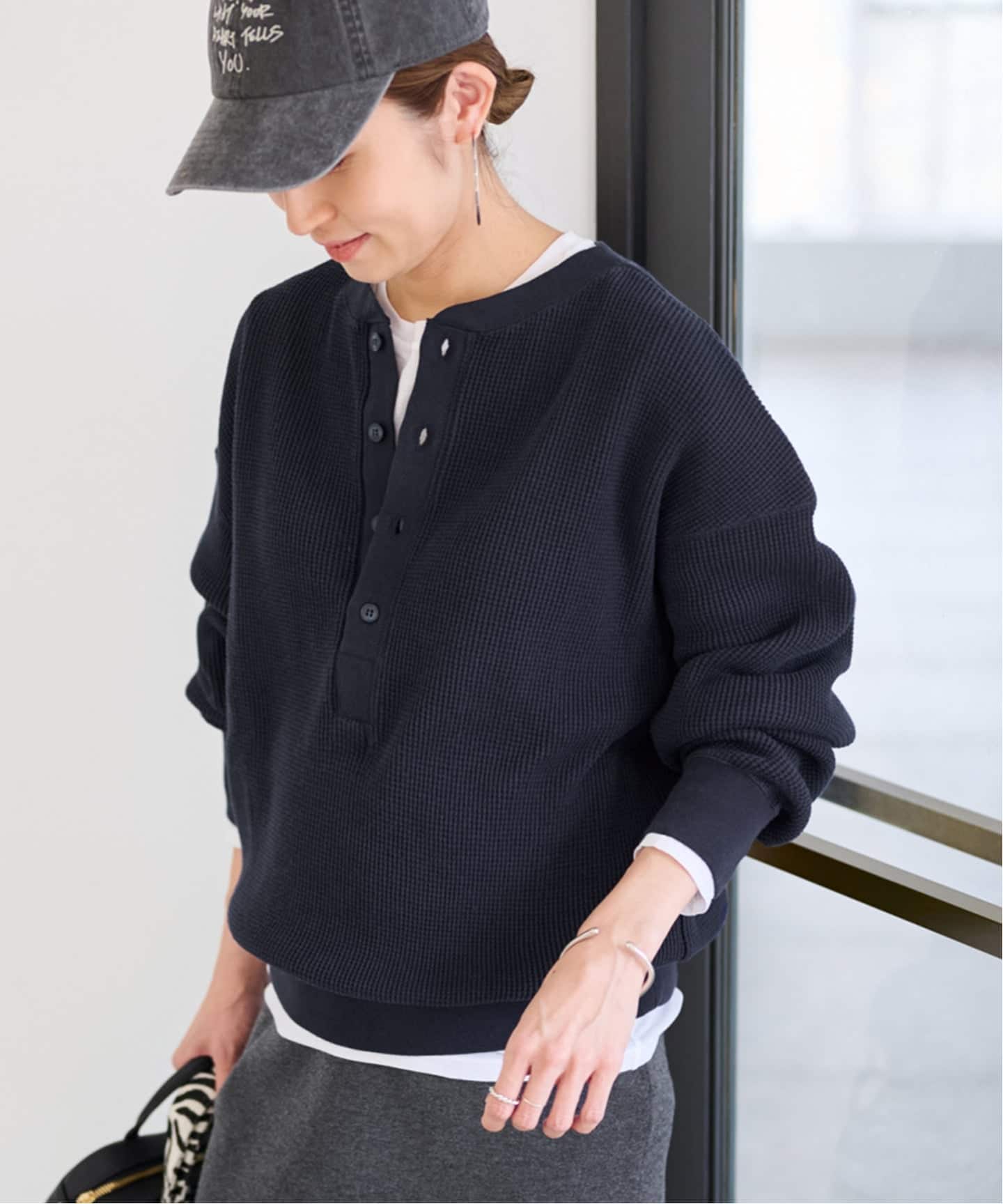 ≪WEB限定 / 追加予約≫ワッフルヘンリープルオーバー 2（Tシャツ