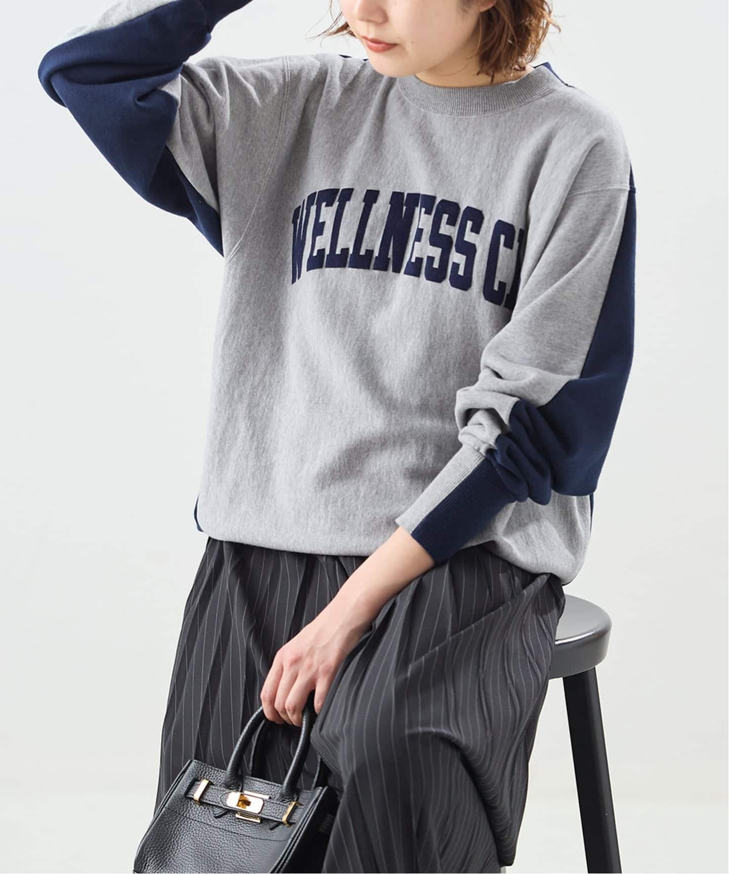 別注【INSCRIRE/アンスクリア】ハイブリッドスウェット（スウェット