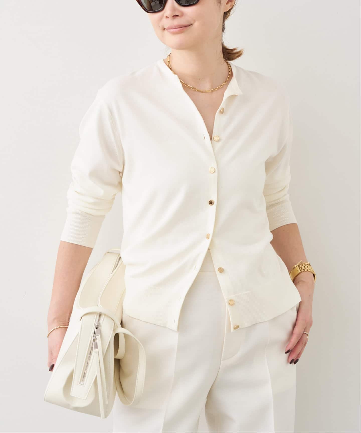 FF30 GIZA カーディガン（カーディガン）｜Deuxieme Classe