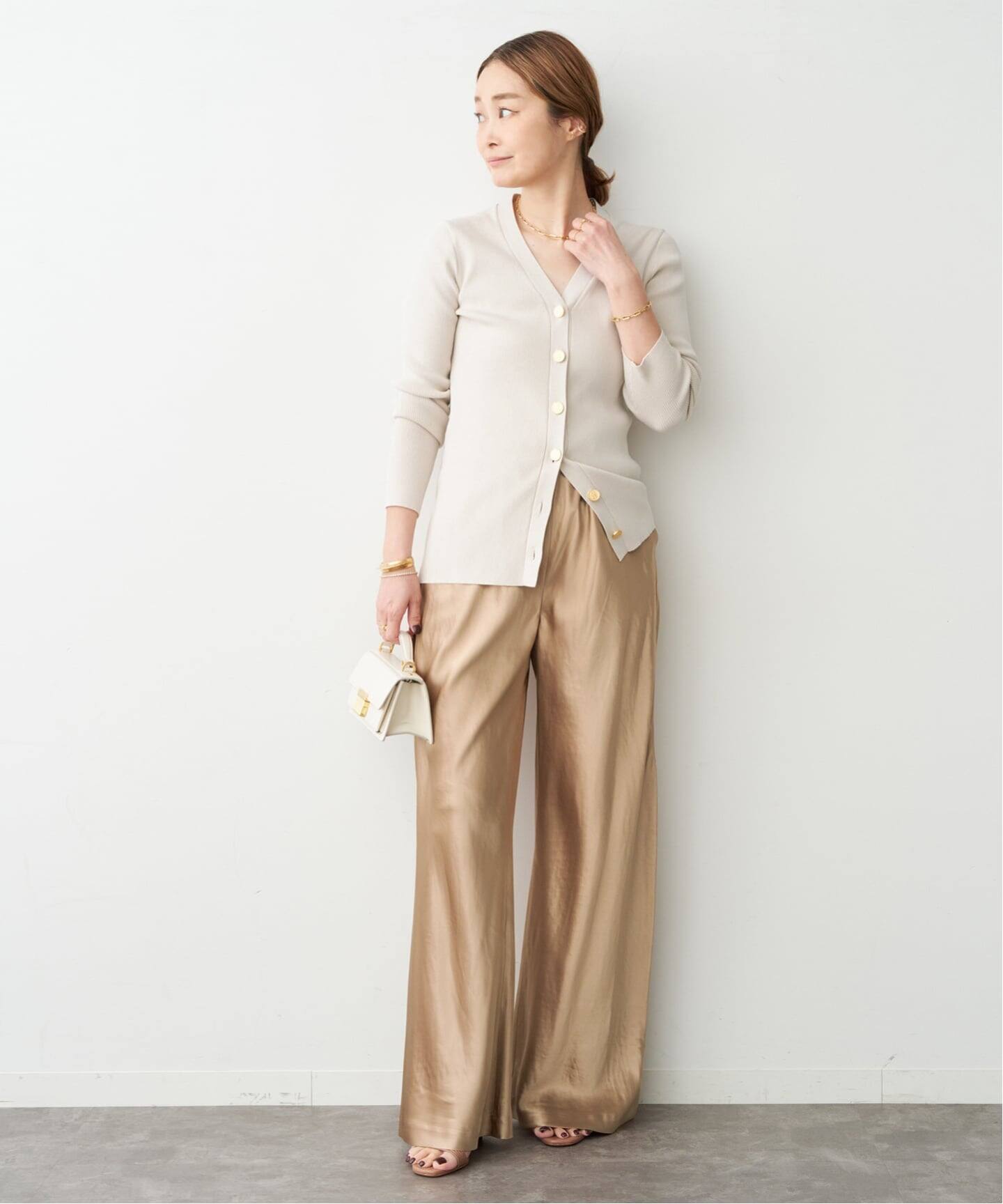 DINER RIB Vネックカーディガン（カーディガン）｜Deuxieme Classe