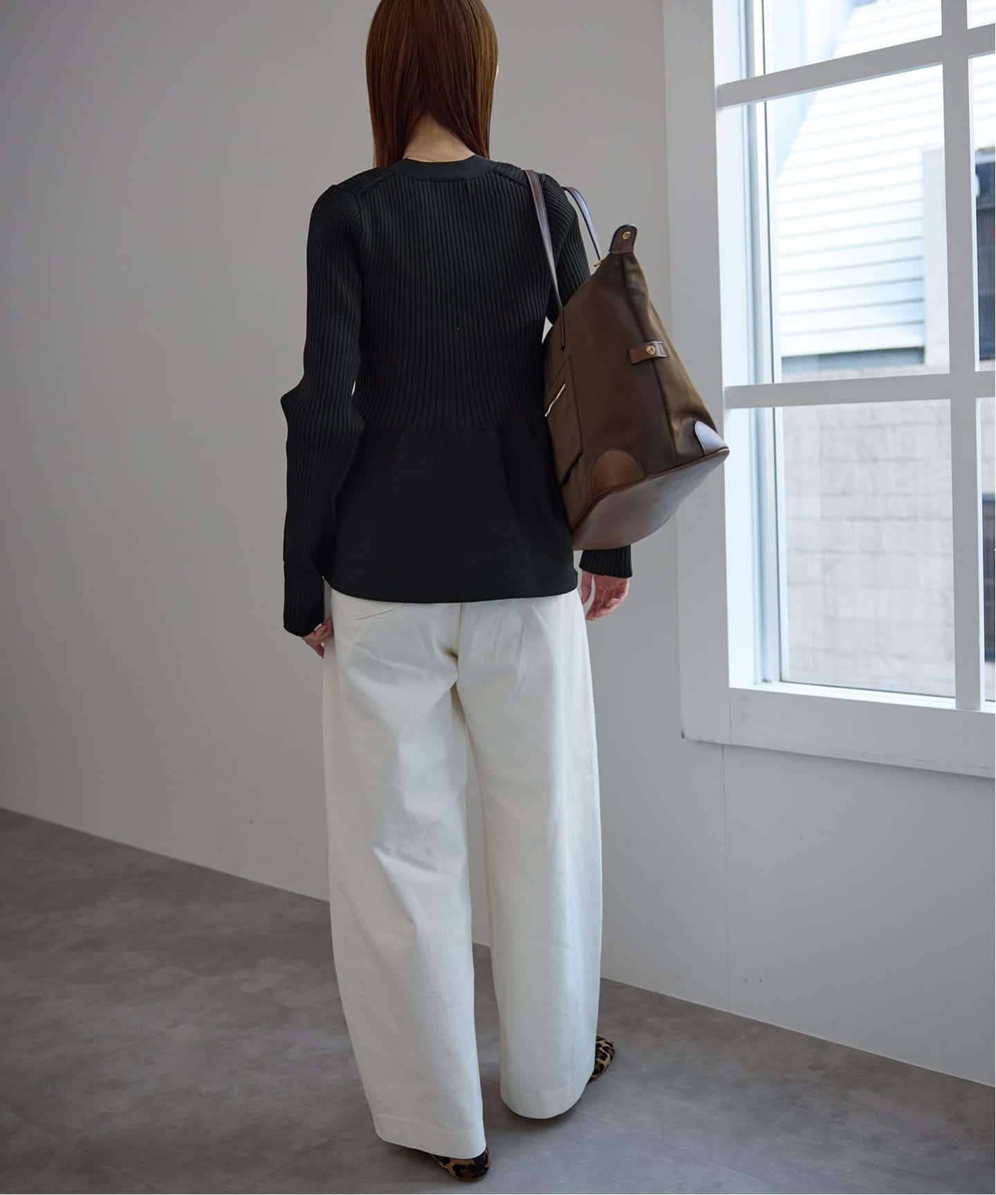 Vネックペプラムカーディガン（カーディガン）｜SLOBE IENA（スローブ