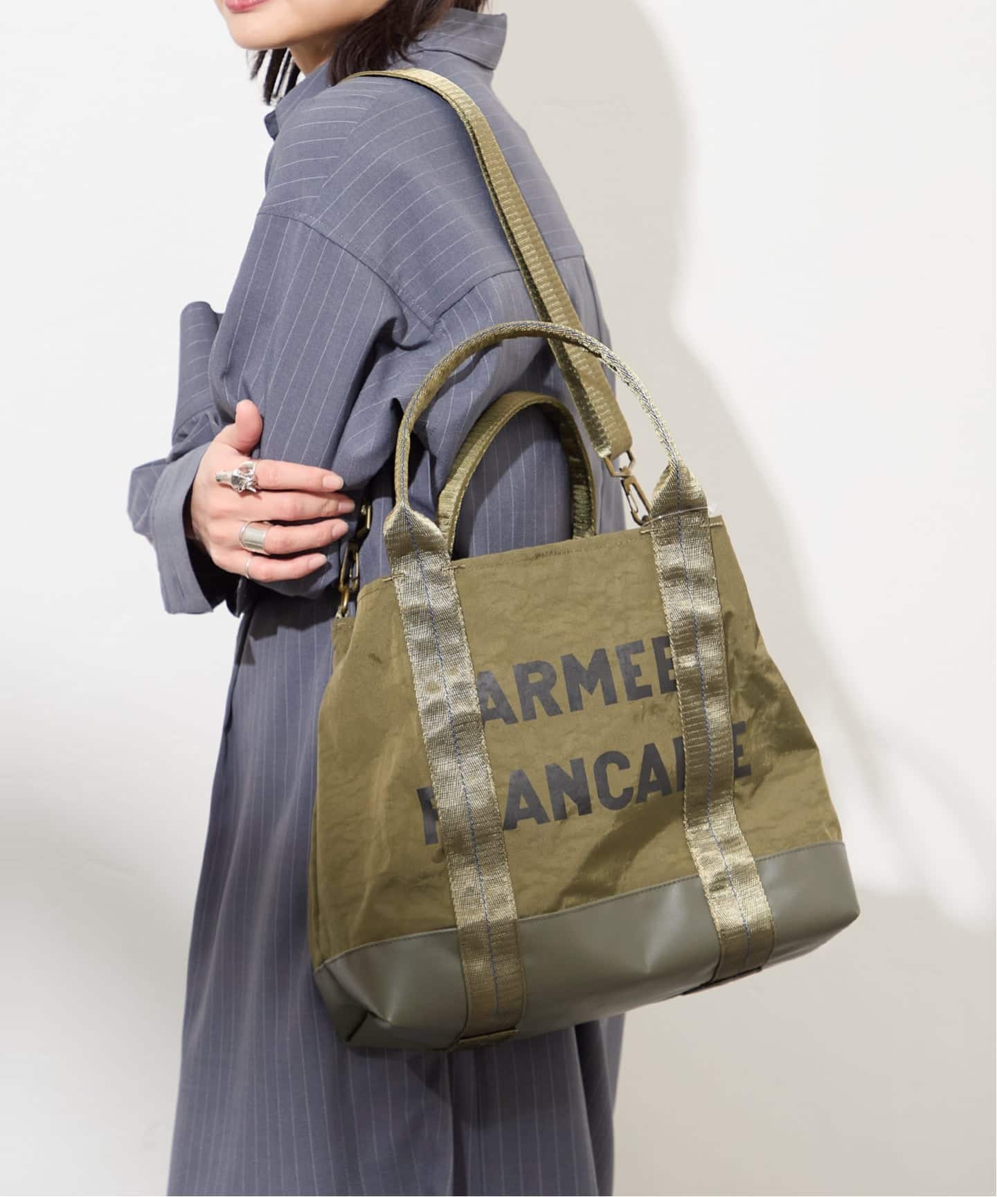 追加予約3》別注【LUCEBER/ルースバー】militaryショルダーBAG（トート