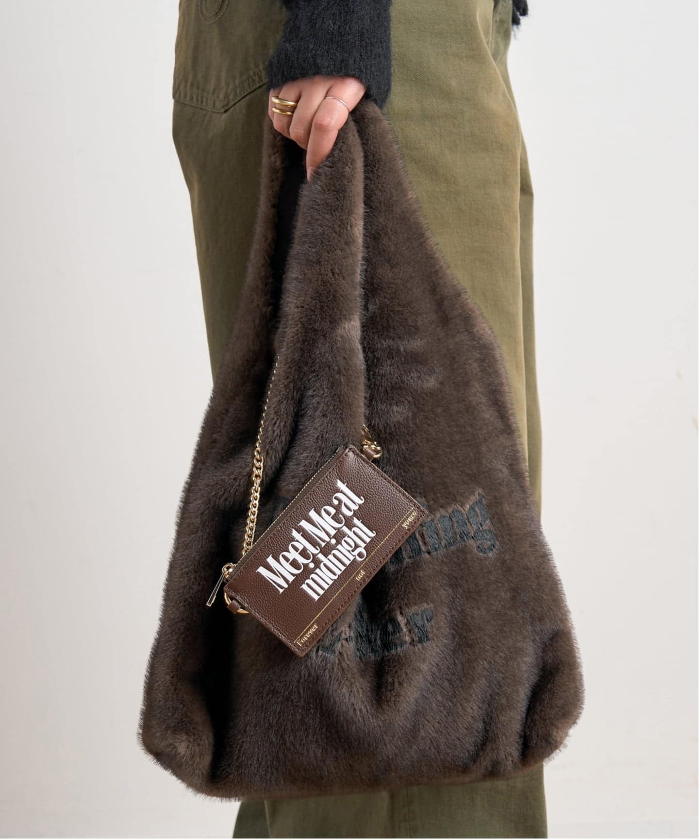 SKIN/スキン】Shaggy print Bag（トートバッグ）｜AP STUDIO（エーピー