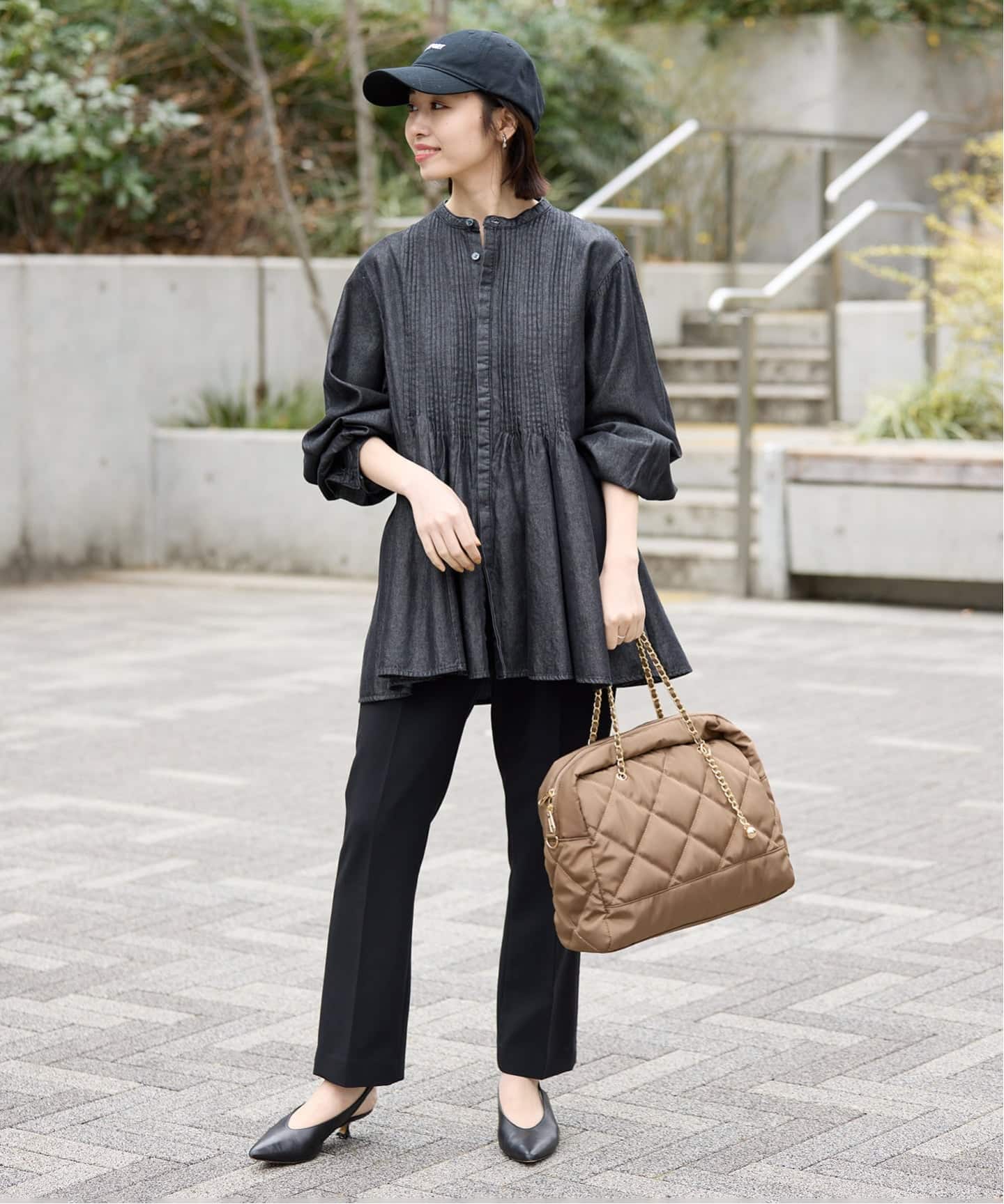 OUTDOOR/アウトドア SLOBE別注 キルティング2WAYショルダーバッグ