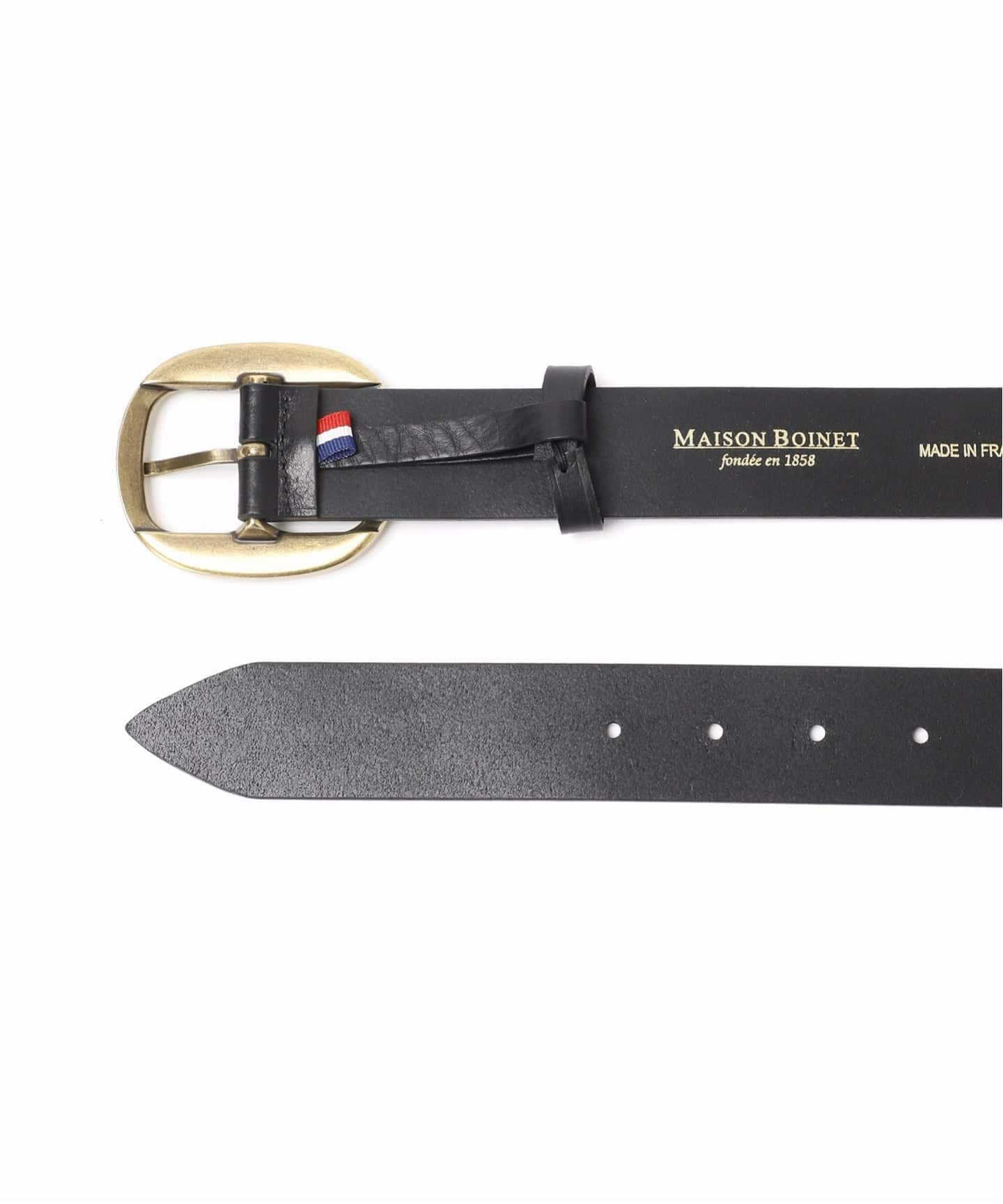 追加3》【MAISON BOINET/メゾンボワネ】35MM CASUAL BELT IN CALF