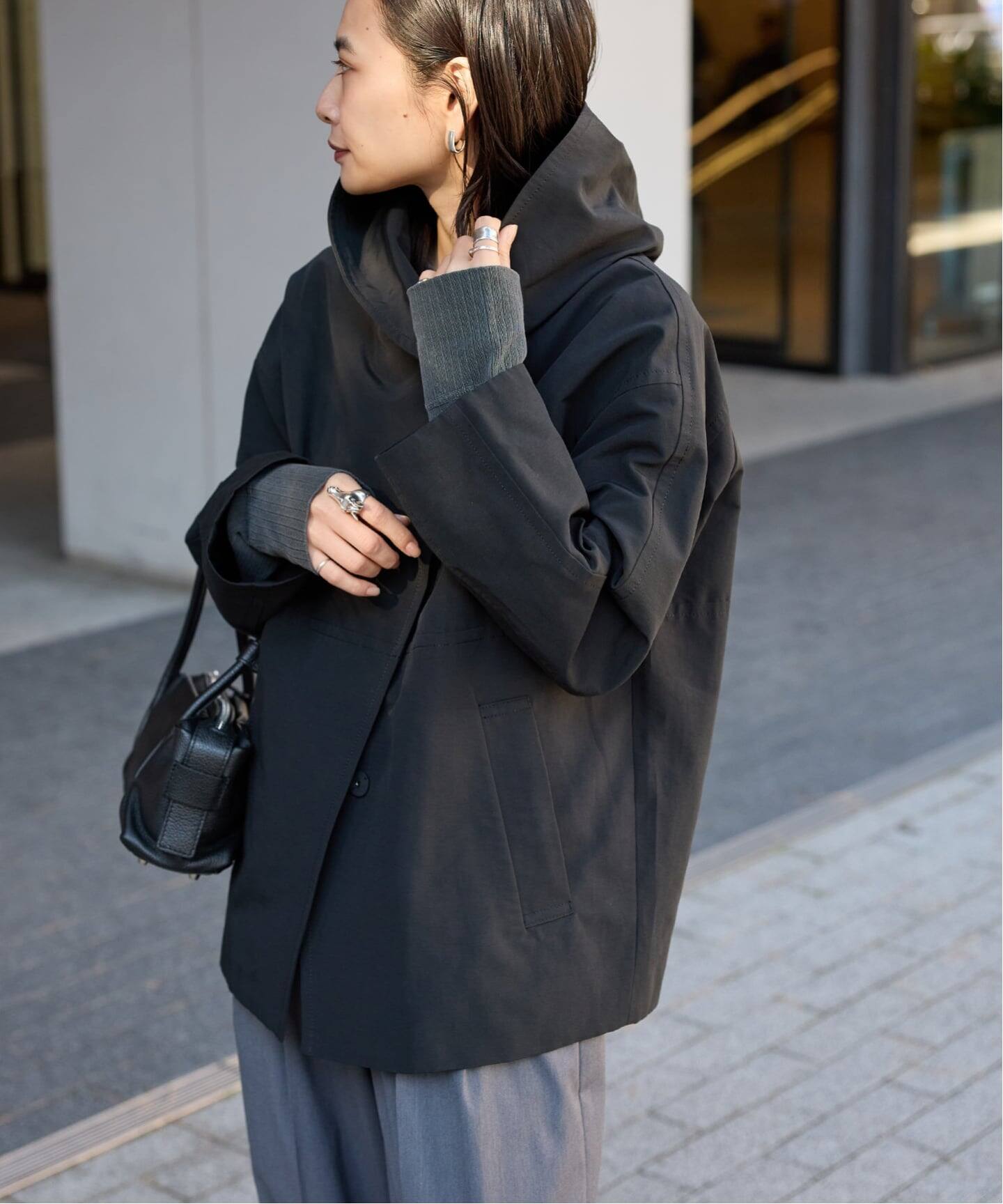 追加予約3》グログランフードコート（その他ブルゾン／アウター