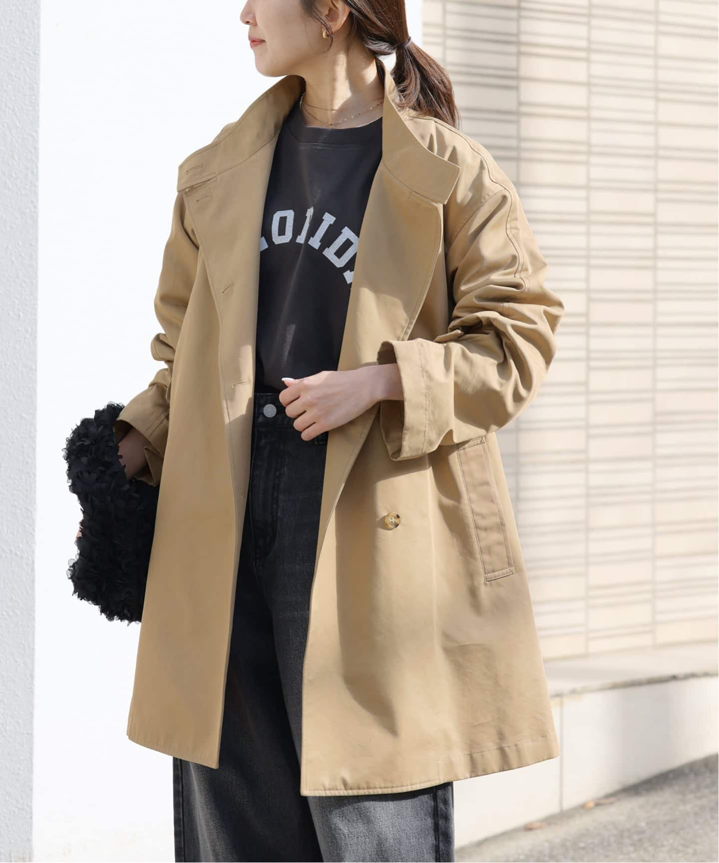 26SS新作］撥水 / スタンドポンチョコート（トレンチコート）｜JOURNAL