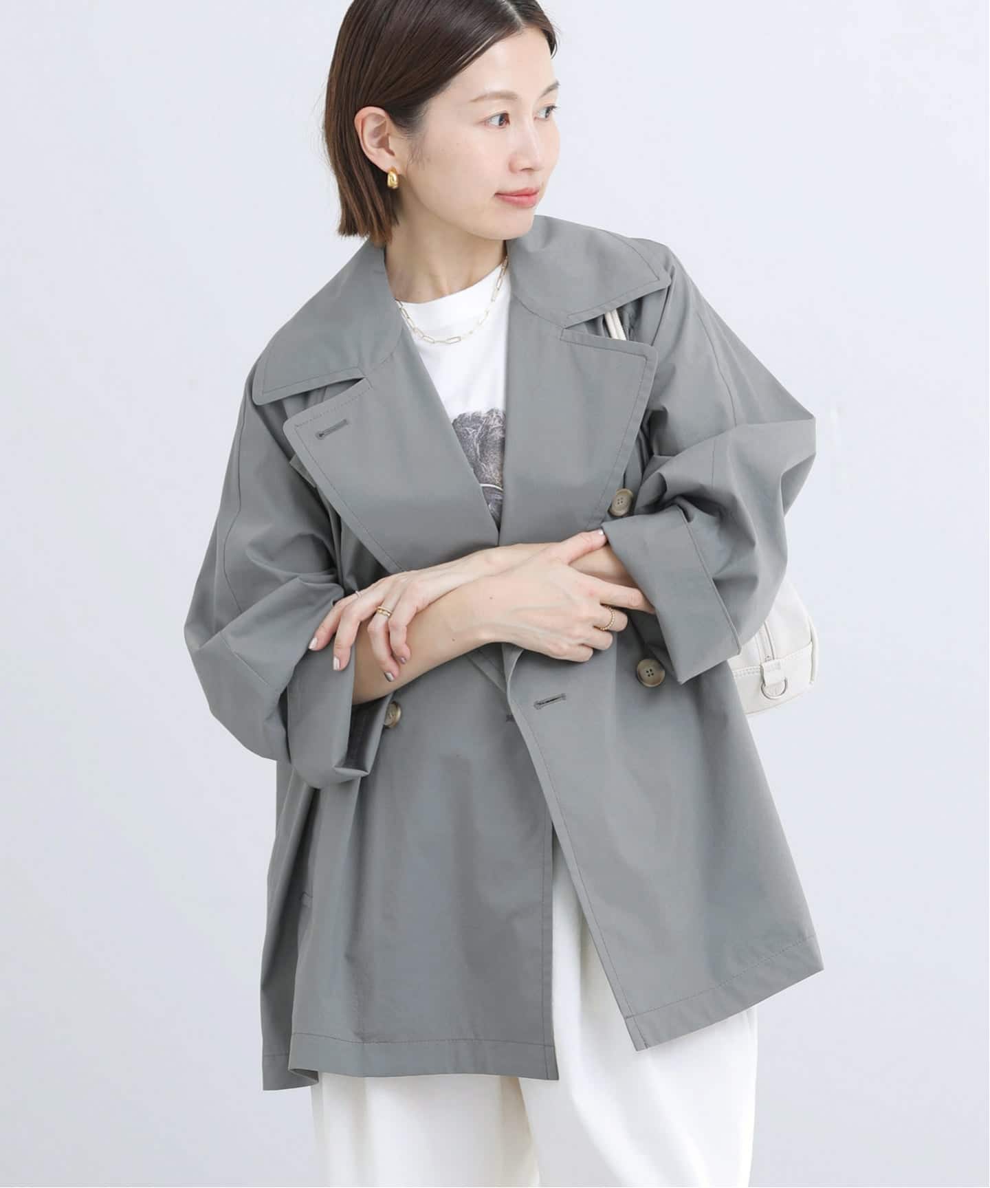 撥水ライトタフタオーバーコート（その他ブルゾン／アウター）｜IENA