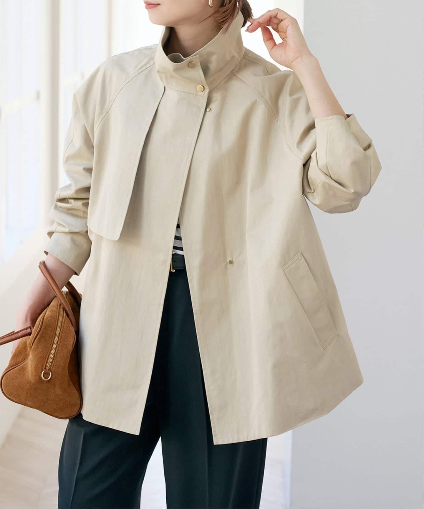 CO/PAスタンドカラーショートコート（その他ブルゾン／アウター