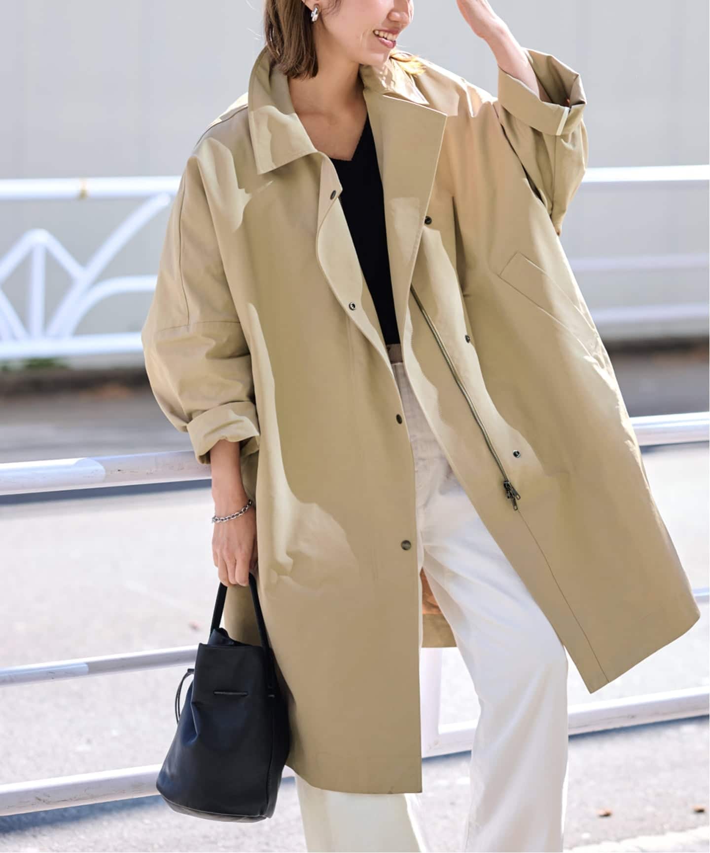 ≪追加予約≫撥水ポンチョトレンチコート 3（その他ブルゾン／アウター