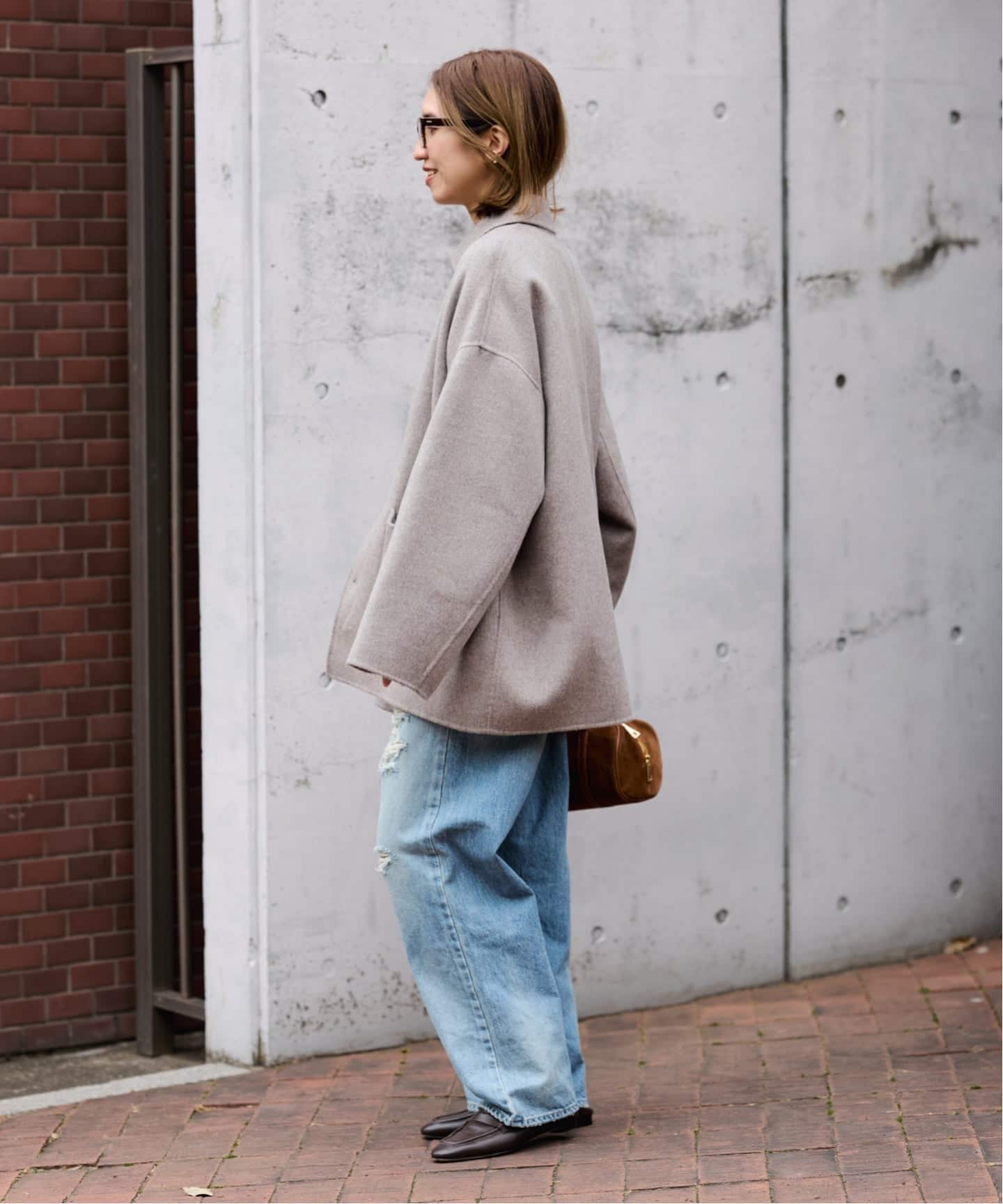 ≪追加≫ハミルトンバルカラーミドルコート（ステンカラーコート