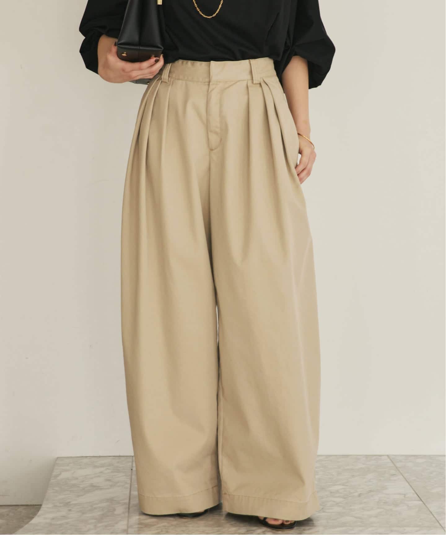 追加予約》R'IAM Super wide CHINO パンツ 2（チノパンツ）｜Plage