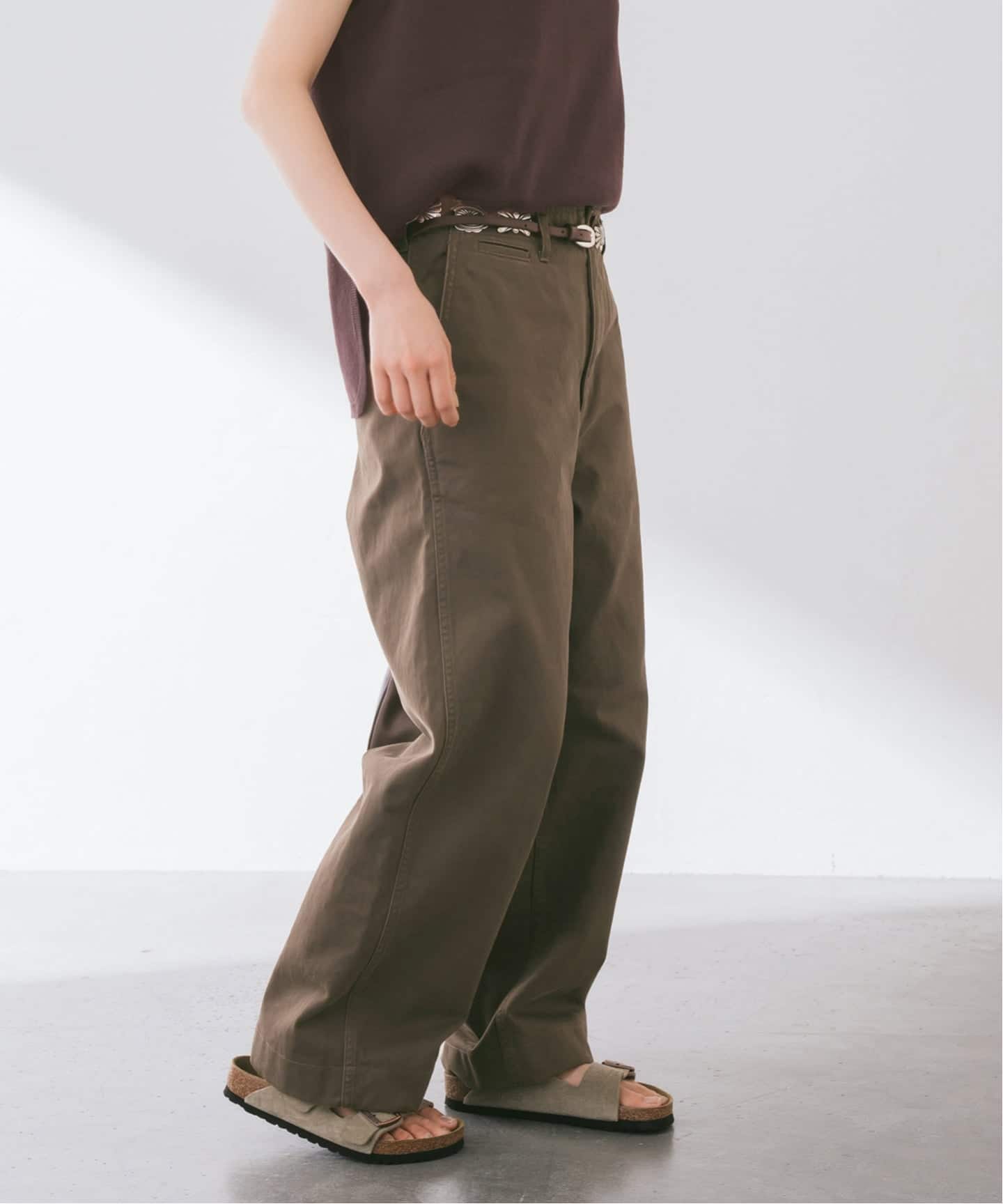 ≪一部カラーWEB限定 / 追加≫OVER SIZED CHINO パンツ 2（チノパンツ