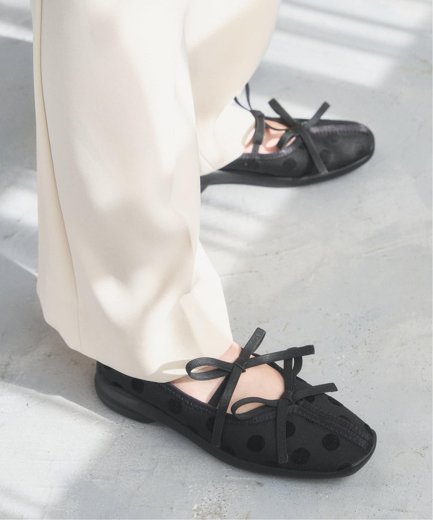 追加》Lダブルリボンバレリーナ（スニーカー）｜LE TALON（ル タロン