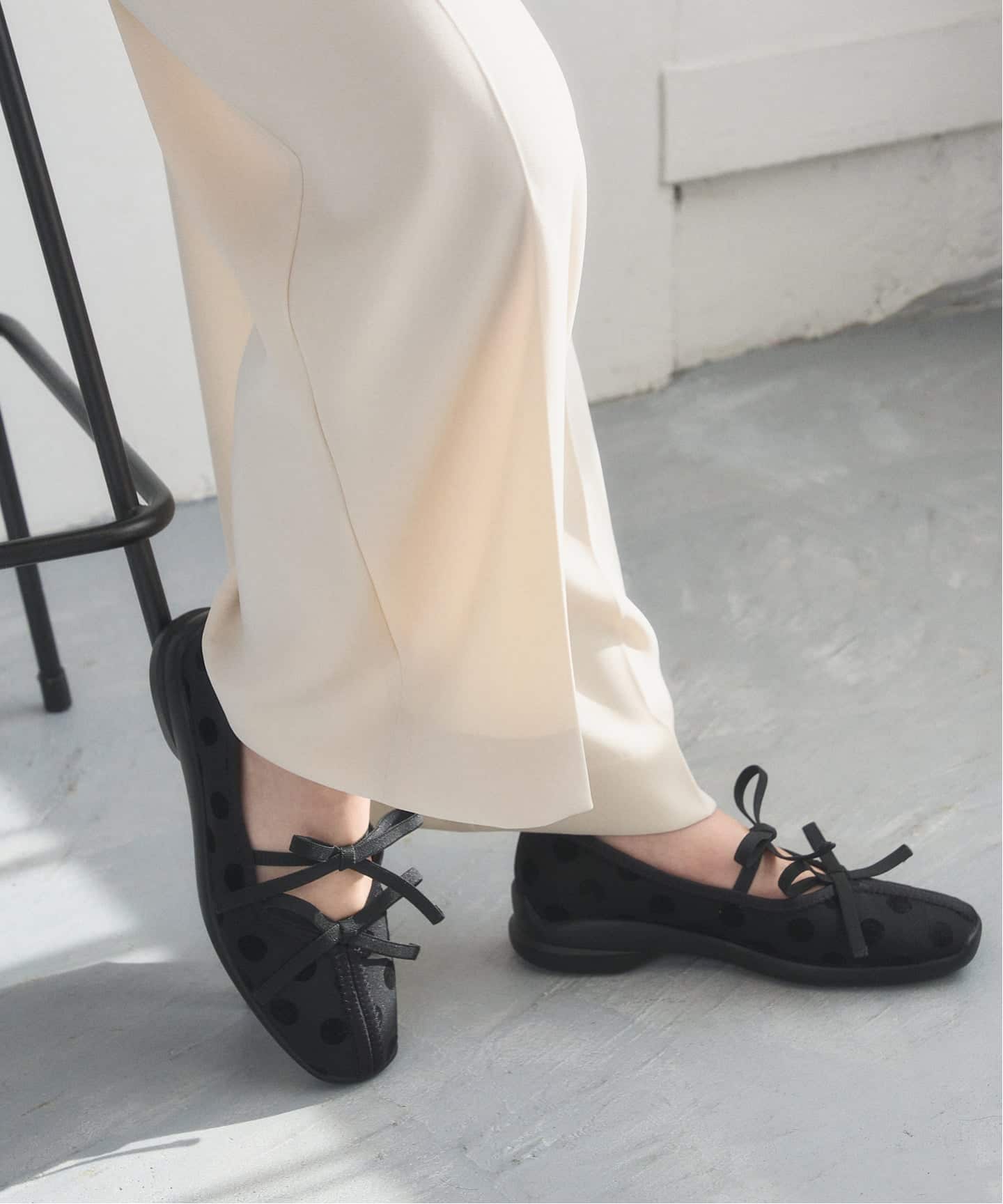 追加》Lダブルリボンバレリーナ（スニーカー）｜LE TALON（ル タロン