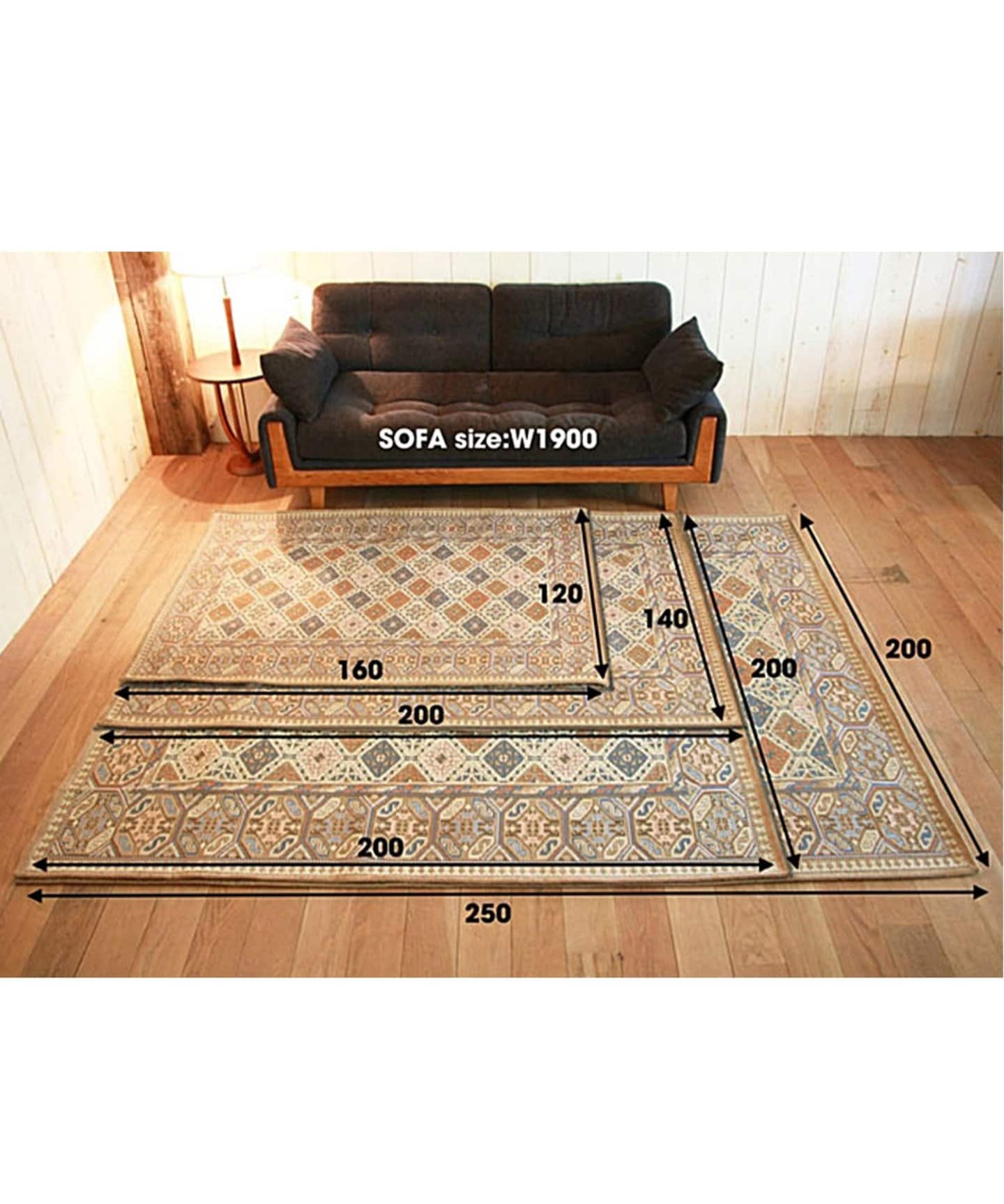 BRENTWOOD RUG 140x200 ブレントウッド ラグ（ラグ・マット）｜ACME