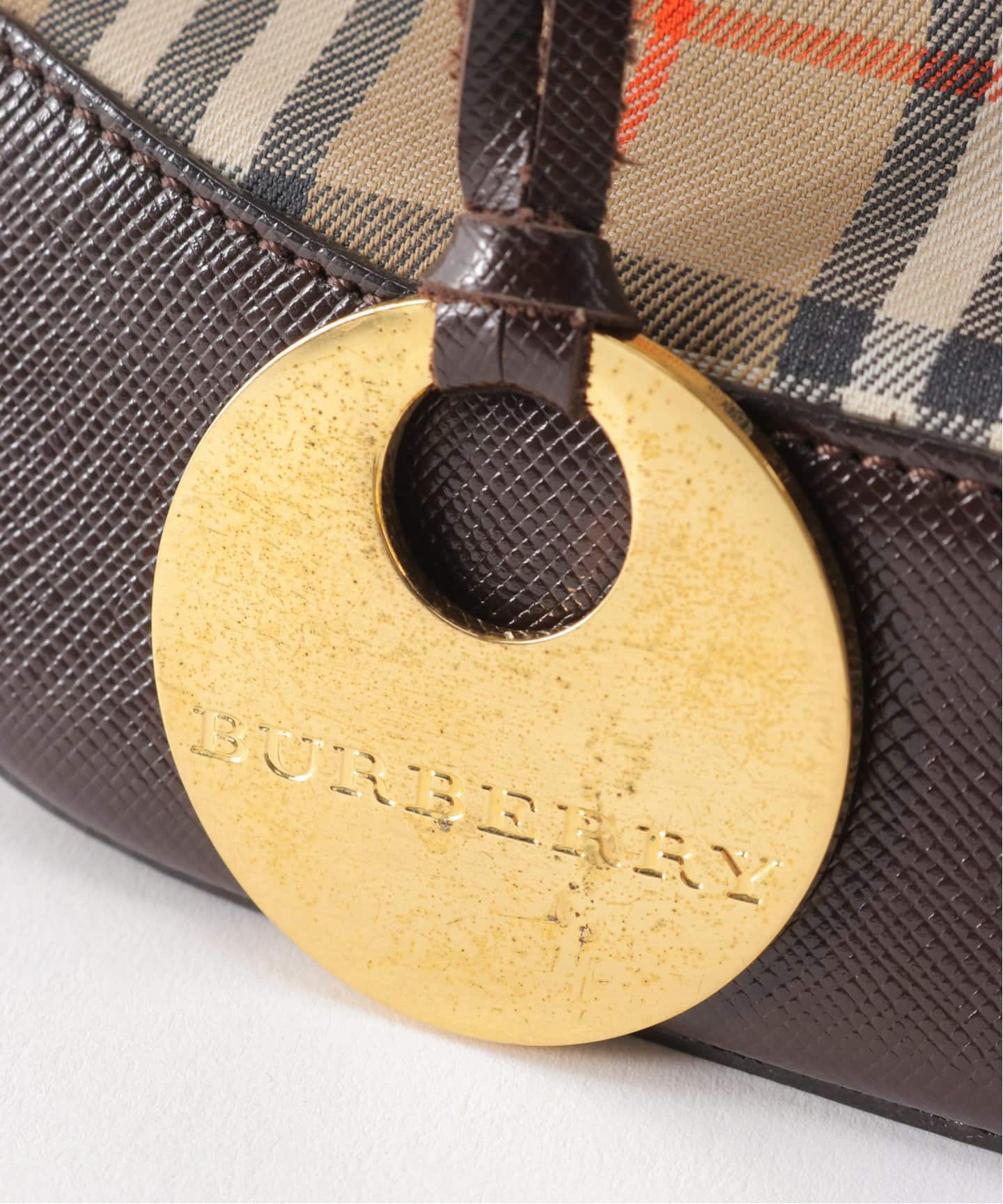 BURBERRY / バーバリー】ノバチェックバッグ / ブラウン（ハンドバッグ